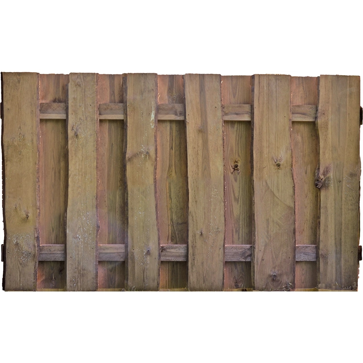 T&J Sichtschutzzaun-Element Seeland Braun kesseldruckimprägniert 180 cm x 90 cm