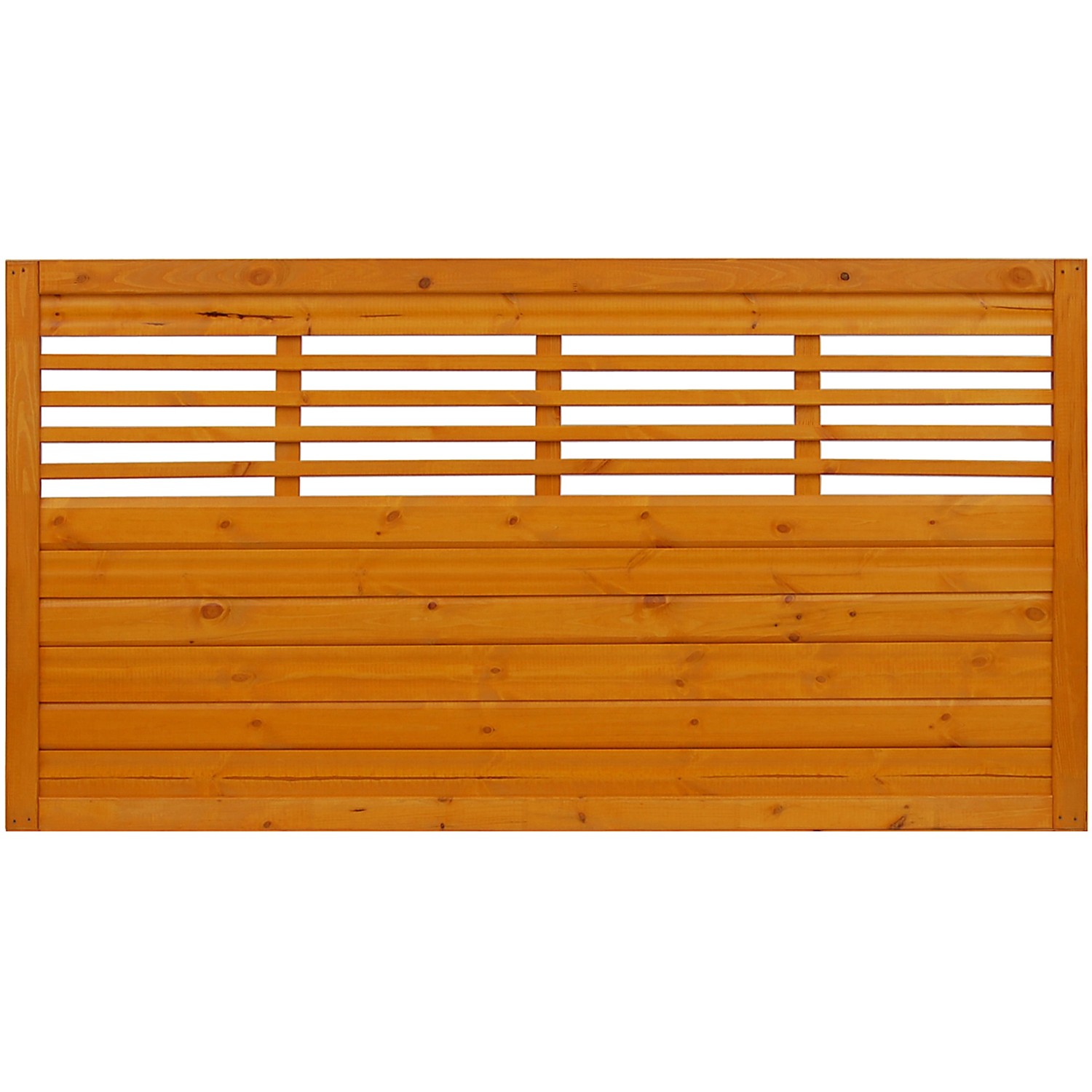 Sichtschutzzaun Element Nicea Pinienfarben 90 cm x 180 cm