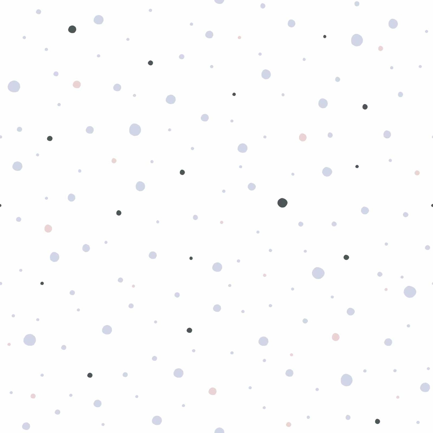 Bricoflor Moderne Vlies Kindertapete Gepunktete Tapete in Weiß und Grau Ideal für Babyzimmer Punkte Babytapete Neutral für Jungen und Mädchen