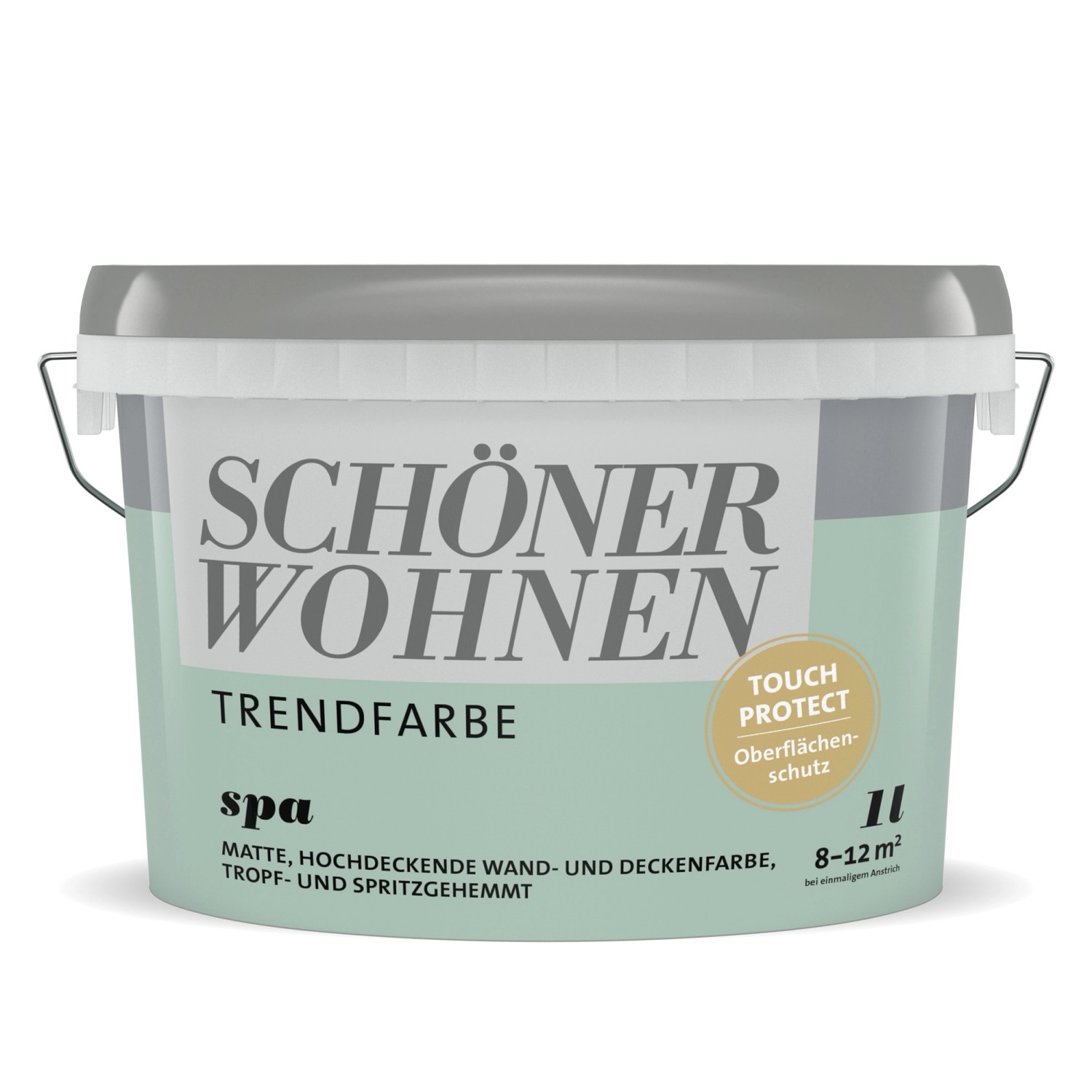 Schöner Wohnen Wandfarbe Spa Grün matt 1 l