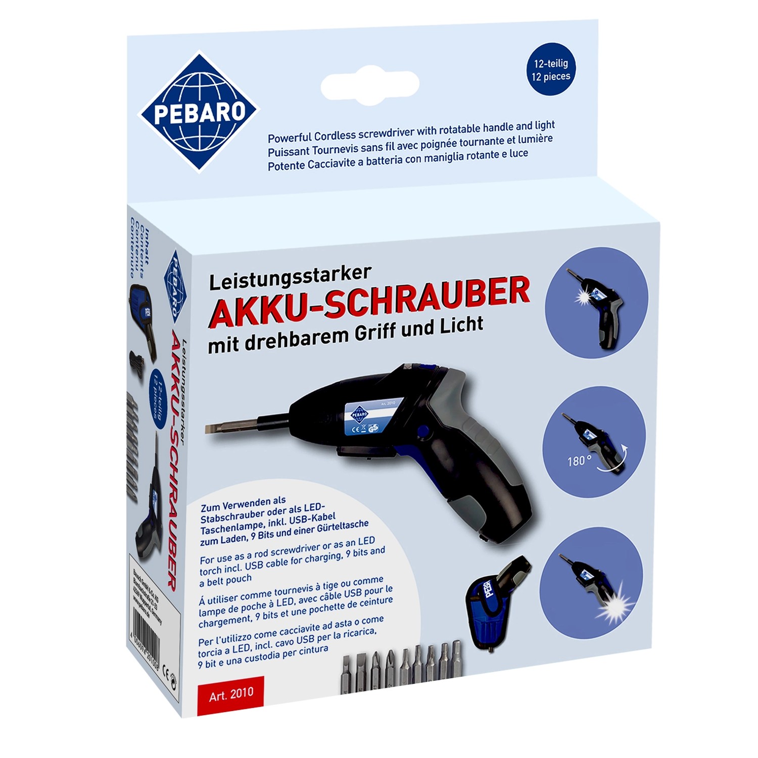 Pebaro Leistungsstarker Akkuschrauber