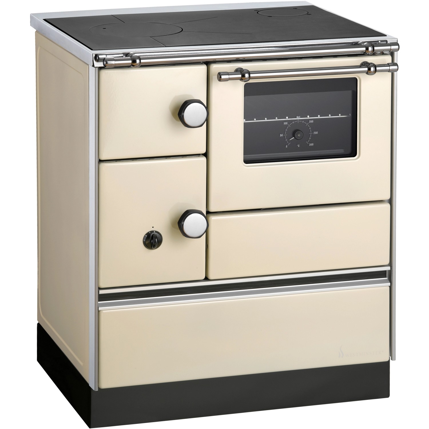 Westminster Küchenofen K 176 A-70 rechts Stahl Elfenbein 5 kW