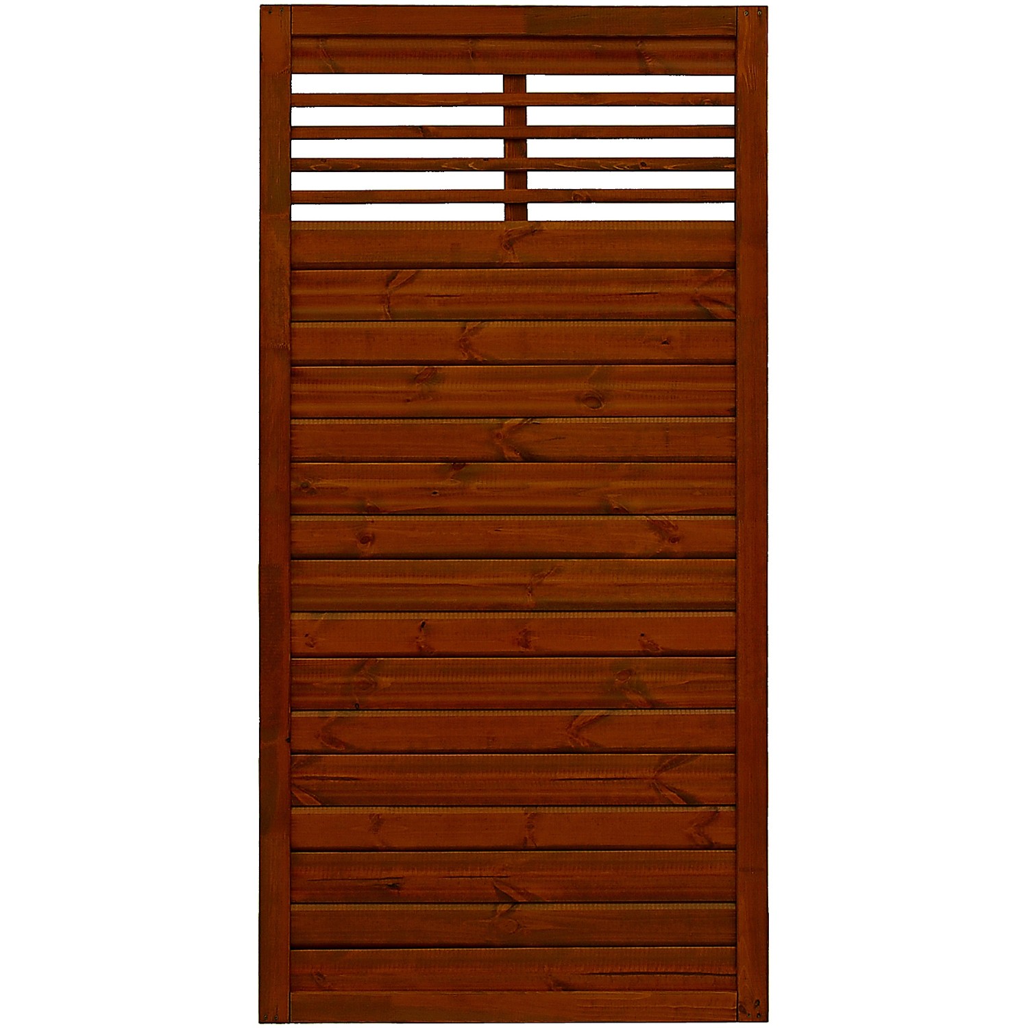 Sichtschutzzaun Element Nicea Teakfarben 180 cm x 90 cm