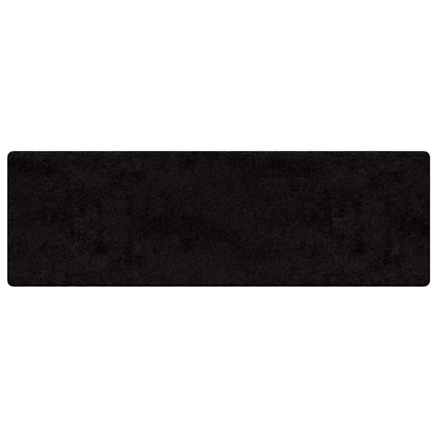 vidaXL Teppichläufer Schwarz 100 x 250 cm 100% Polypropylen Tuft 42011413