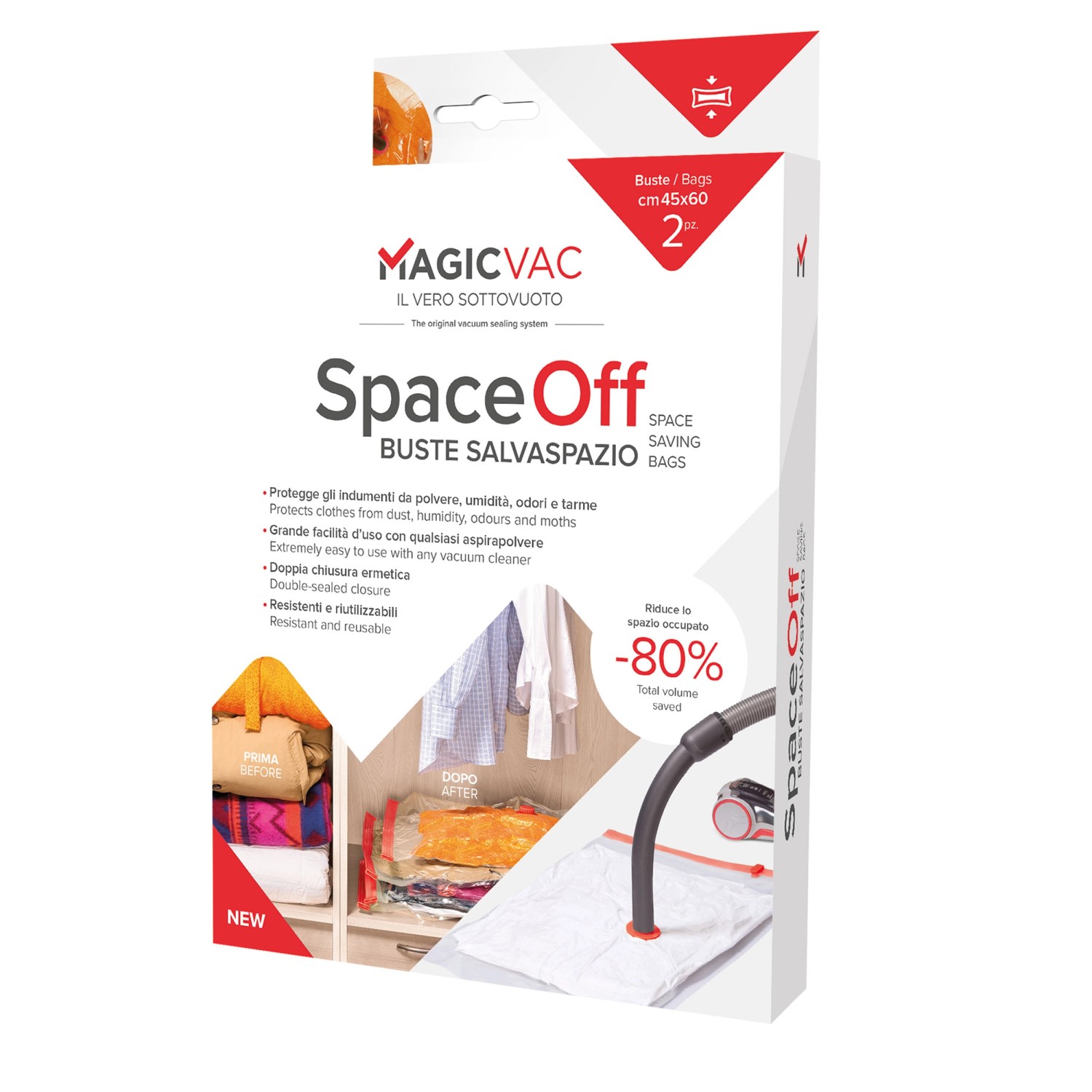 Magic Vac Vakuumbeutel-Set Big Box für Kleidung 7-teilig