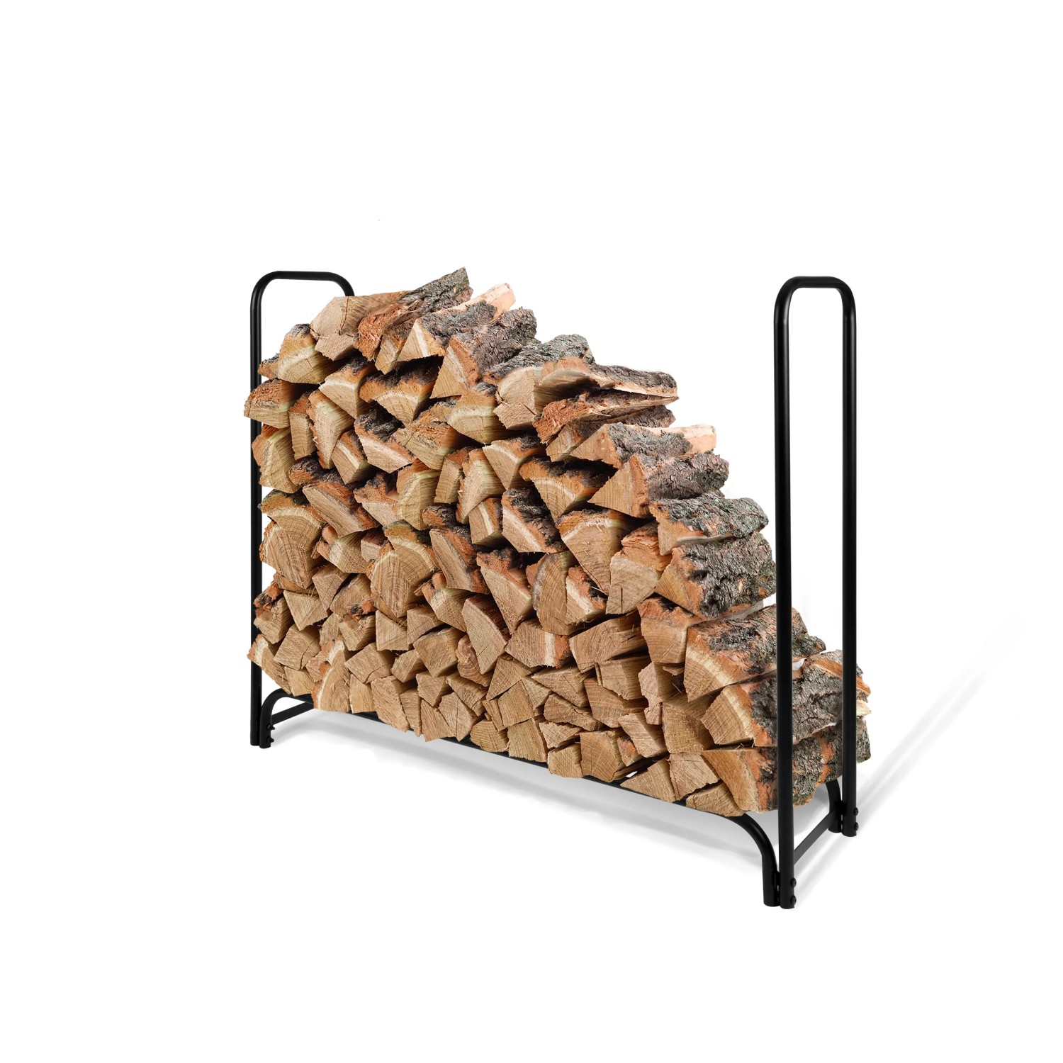 KARAT Kaminholzregal Patmos Modernes Regal für Brennholz 118 x 114 x 36 cm