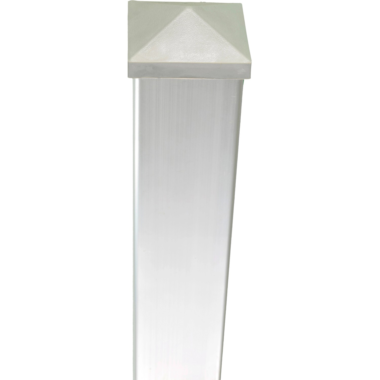 T & J Pfostenkappe für WPC-Sichtschutzzaun Dalian/Jinan Grau 74/74 mm