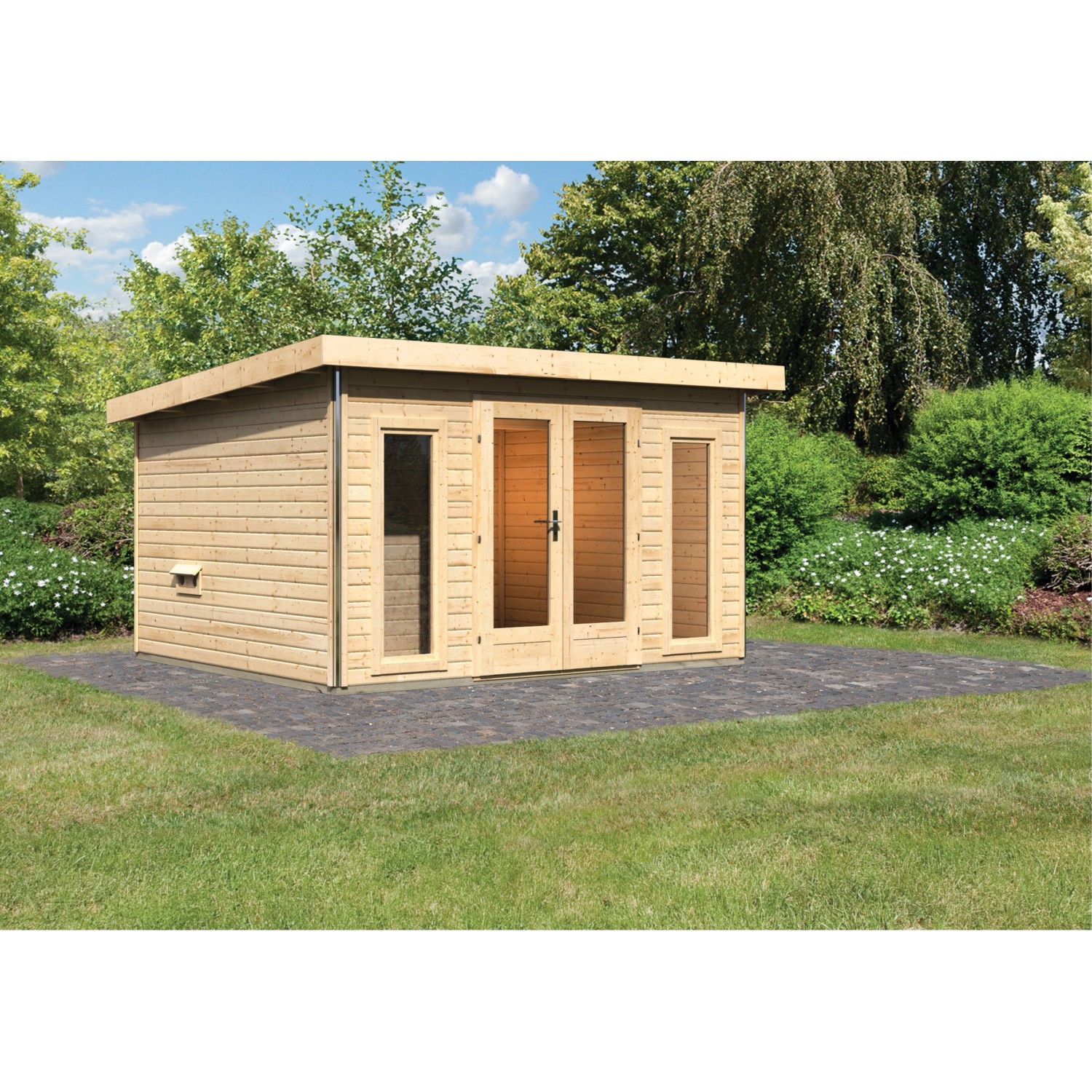 Saunahaus Magnus 2-Set A Naturbel.