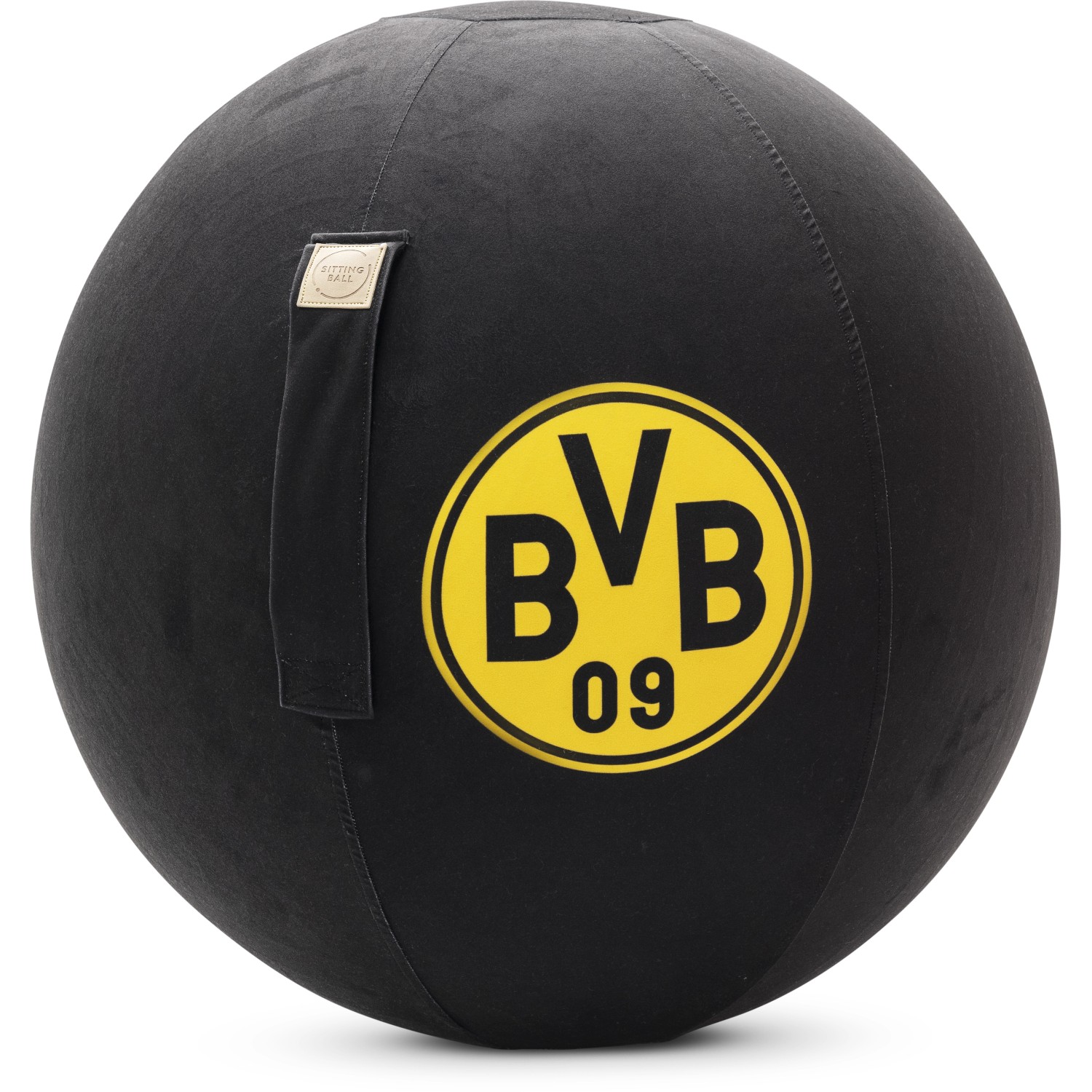 Sitting Ball Hocker BVB VIP 120 l Schwarz