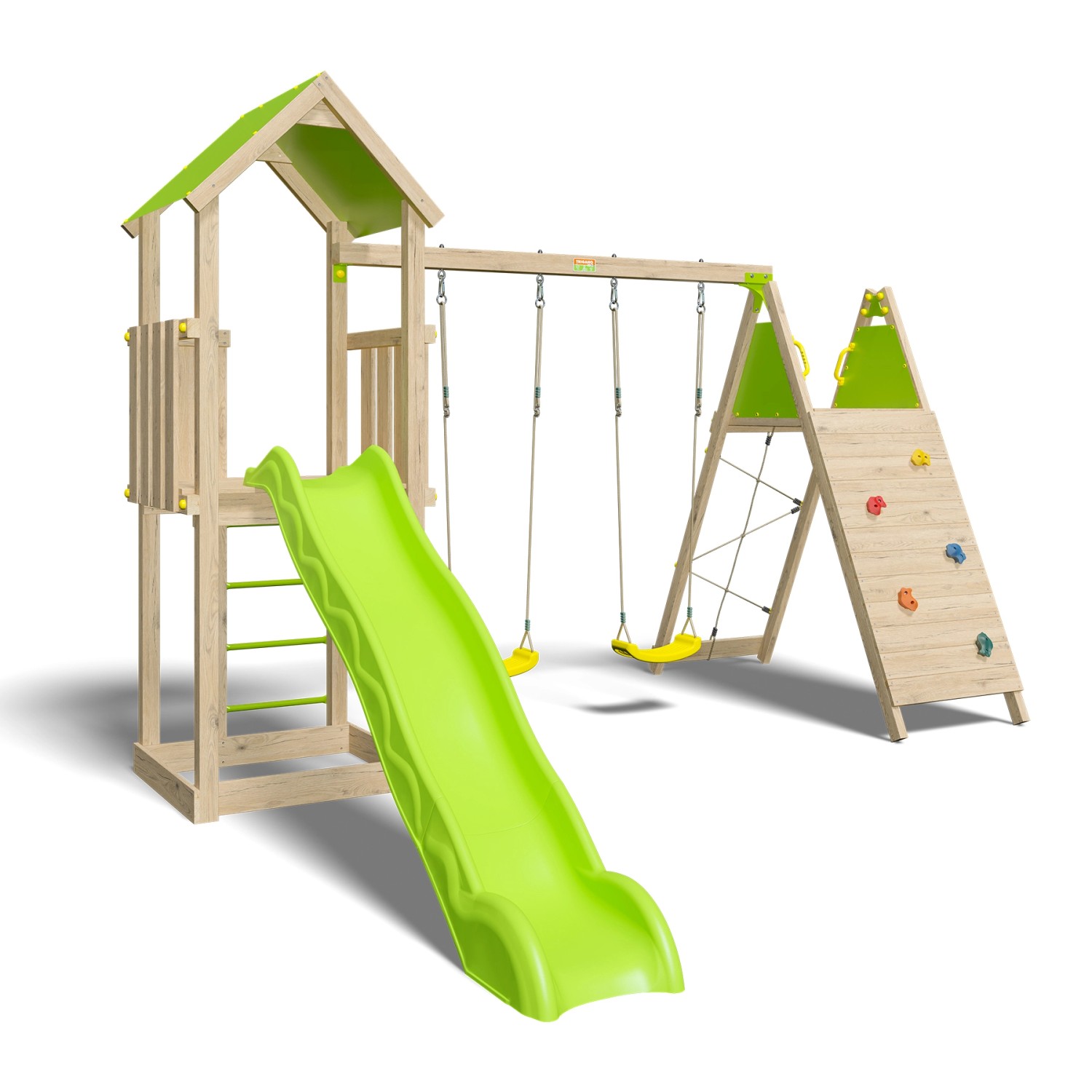 Trigano Spielturm Olympia Xperience 2,74 Inkl. Rutsche Sandkasten Kletterwand