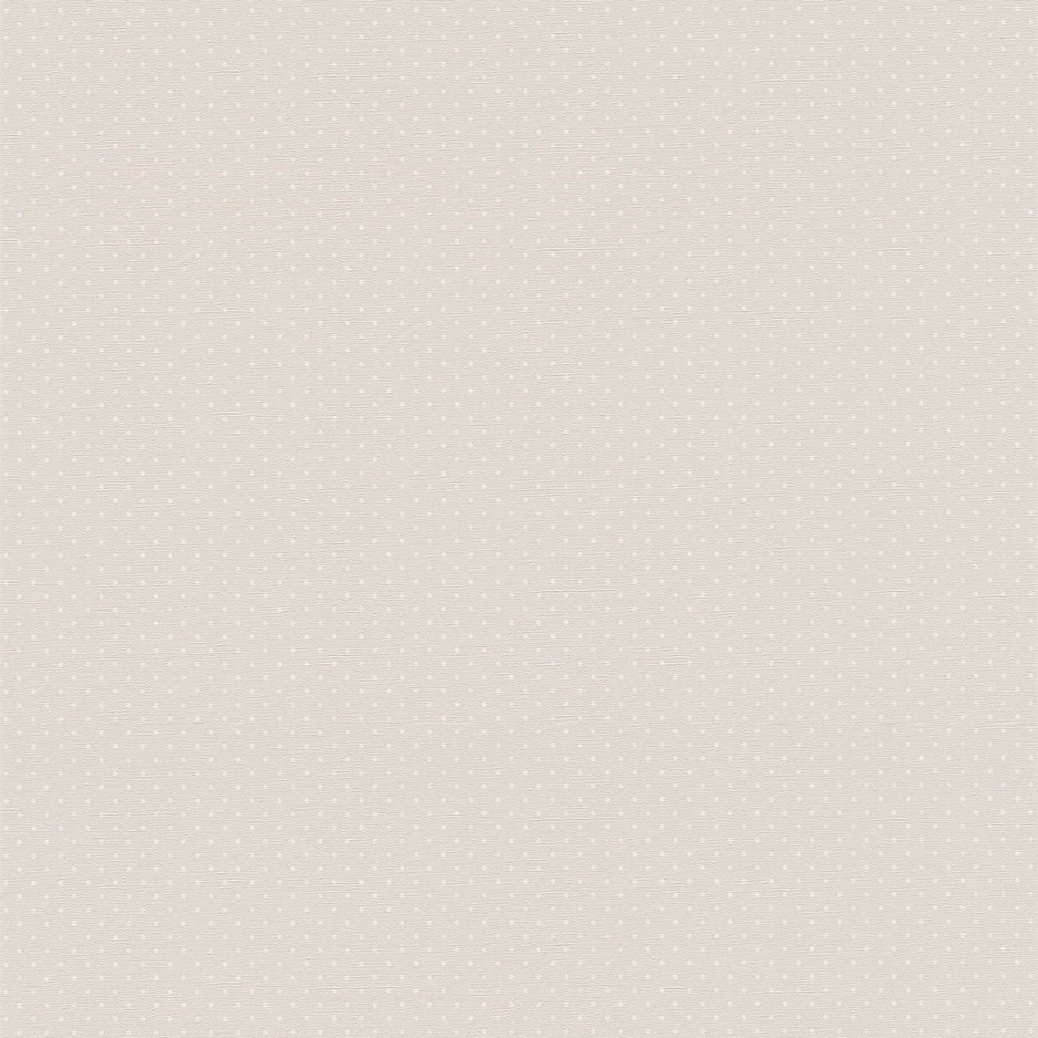 Bricoflor Kindertapete Neutral Beige Tapete mit Pünktchen Ideal für Babyzimmer und Schlafzimmer im Landhausstil