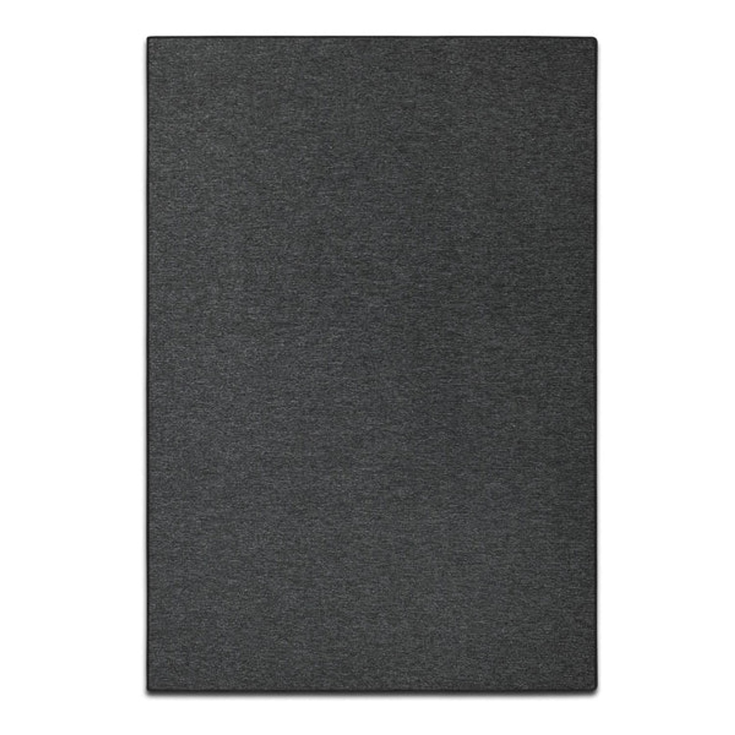 Karat Teppichläufer London Flacher Schlingenflor Anthrazit 80 x 400 cm