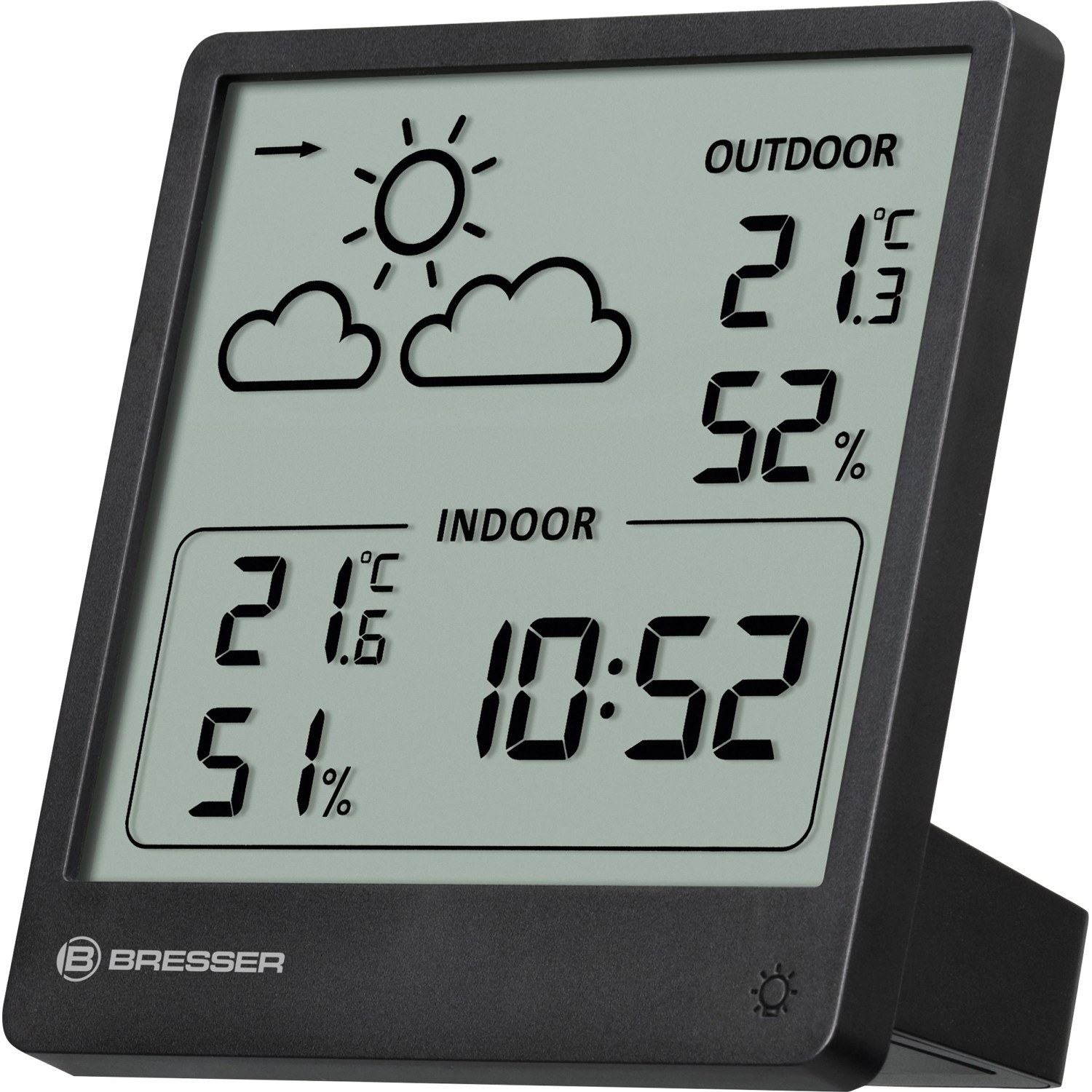 BRESSER Funkwetterstation Slim mit Trendanzeige