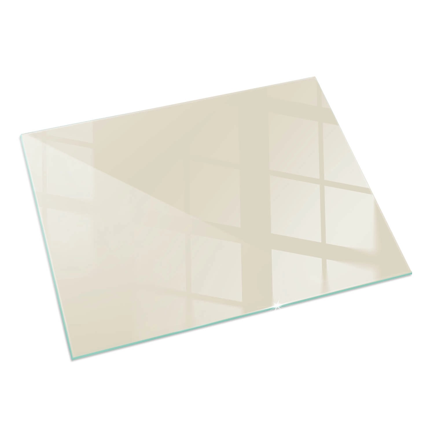 Tulup Glasplatte für Kamin Gelb Glasplatte für Kaminöfen Rechteck 60x40 cm Gelb Glasplatte für Kamin Funkenschutzplatte Kaminöfen