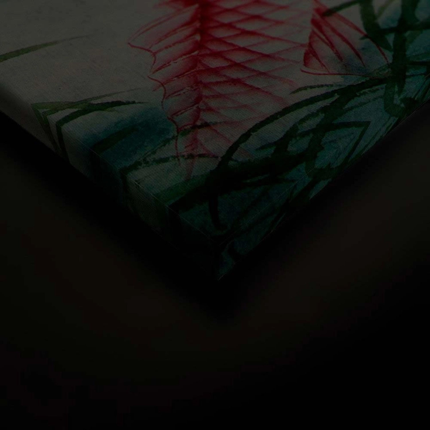 Bricoflor Koi Bild Auf Leinwand Japanisch Für Schlafzimmer Und Bad Leinwandbild Mit Fischen Karpfen Asiatisch In 90 X 60 Cm