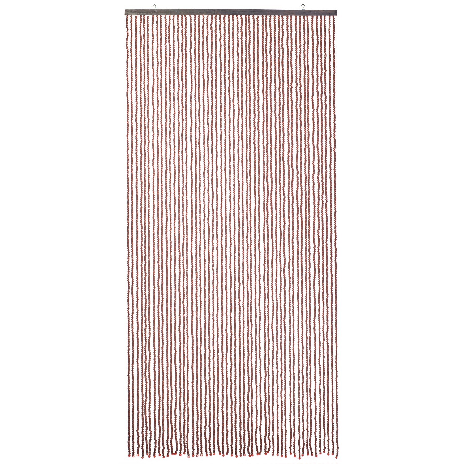 Kobolo Türvorhang Perlenvorhang CHOCO Holzperlen 50 Stränge 100x210cm