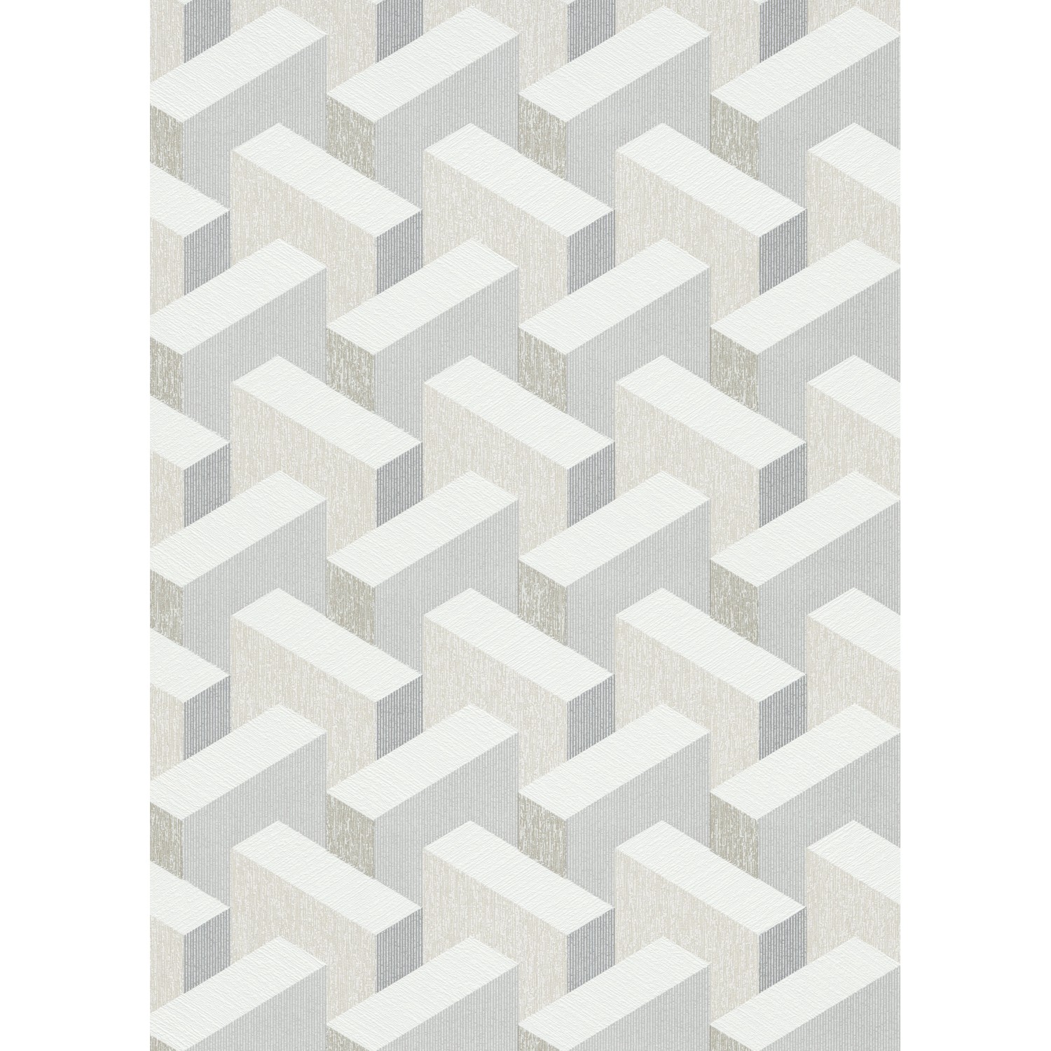 Erismann Vliestapete Collage Domino 10,05 m x 0,53 m Beige