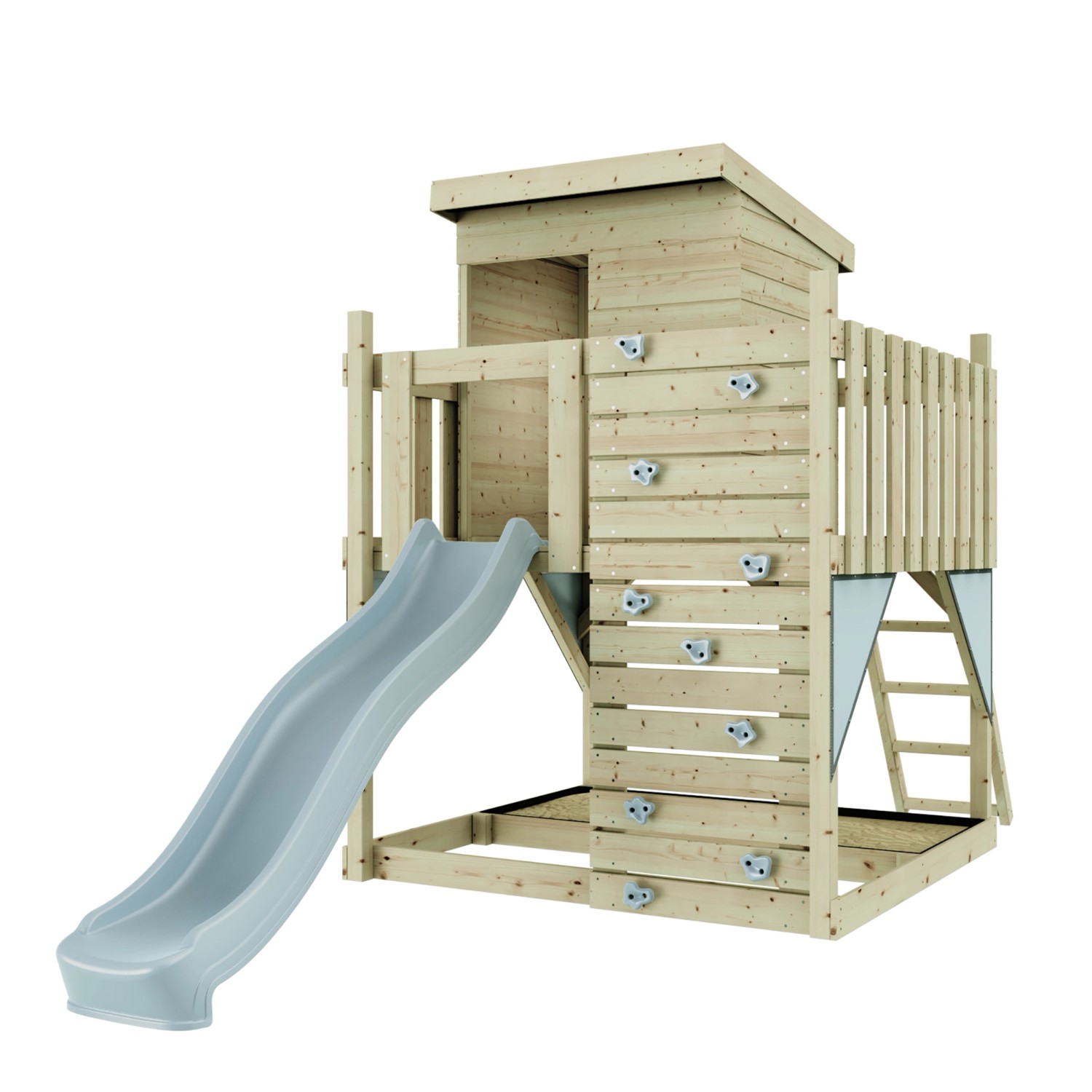 PolarPlay Stelzenhaus Polarlicht Eisblau