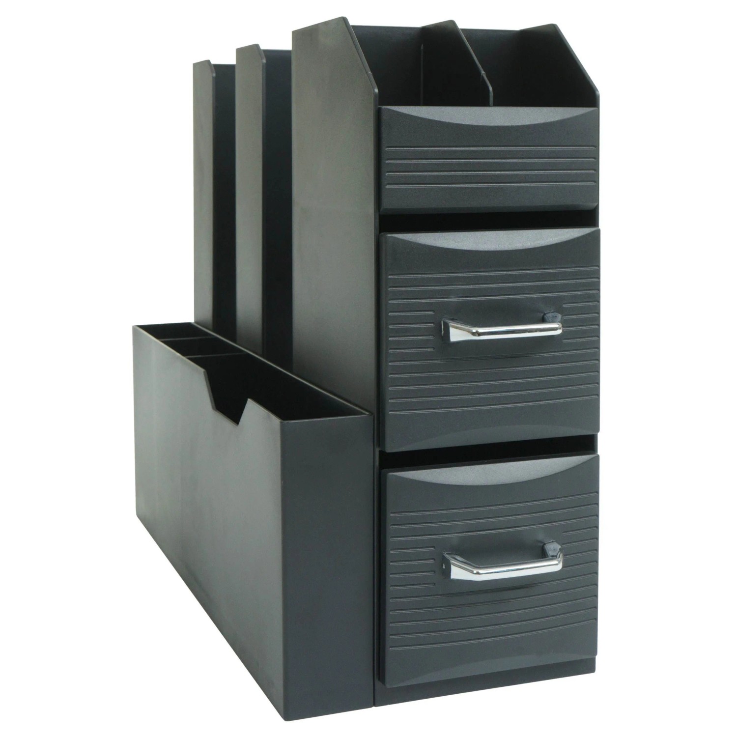 Proregal Schreibtisch Organizer HxBxT 29x14x33 cm Büroablage Stiftehalter Aufbewahrung