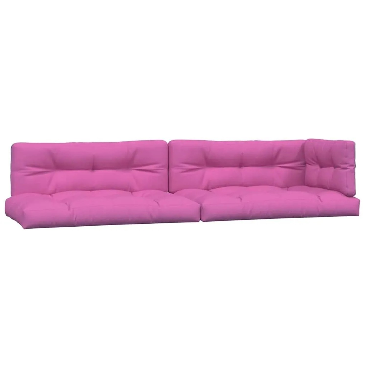 vidaXL Palettenkissen 5-Tlg Rosa Stoff 360797