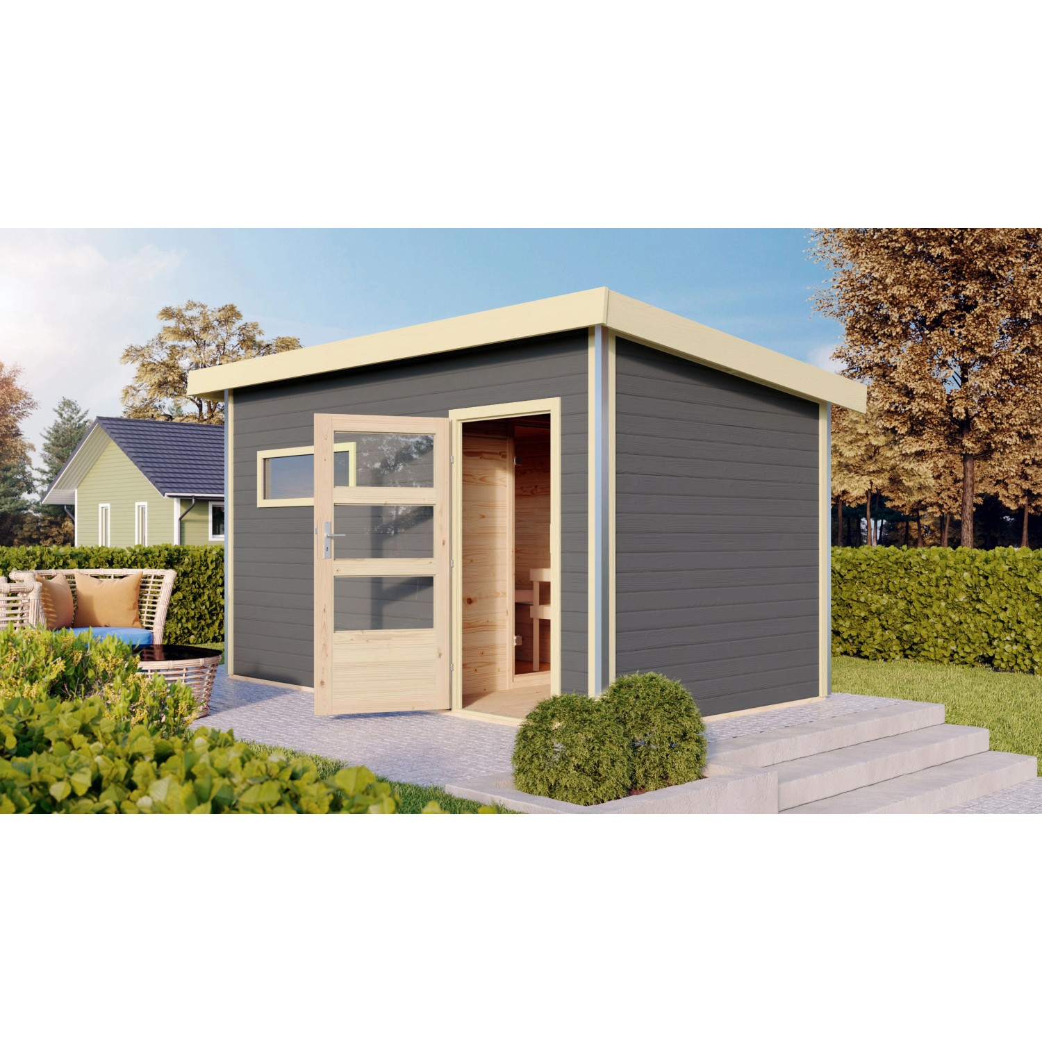 Karibu Saunahaus Hendrik 3