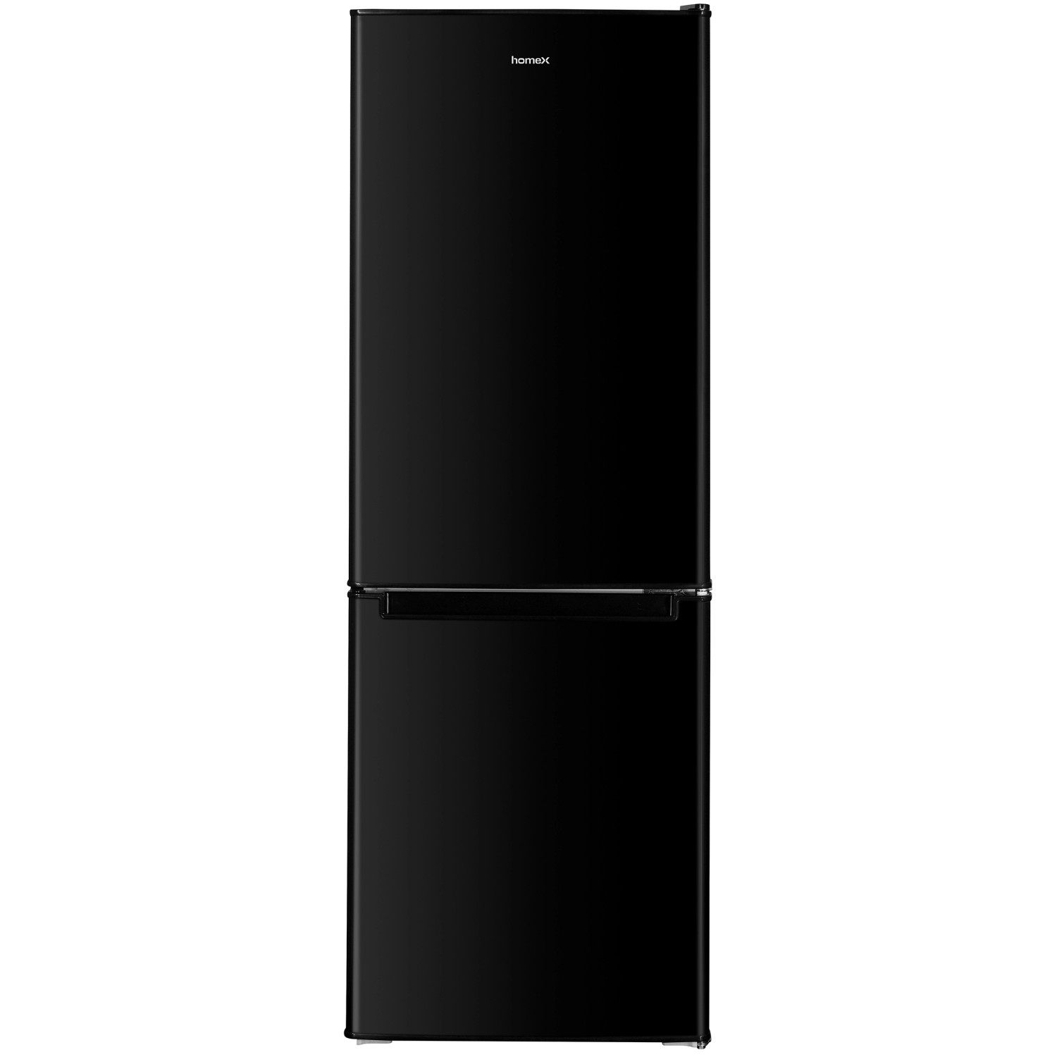 homeX Kühlschrank Mit Gefrierfach Kühl-Gefrierkombination Freistehend 173 Liter Nutzinhalt CFS1110-B Schwarz