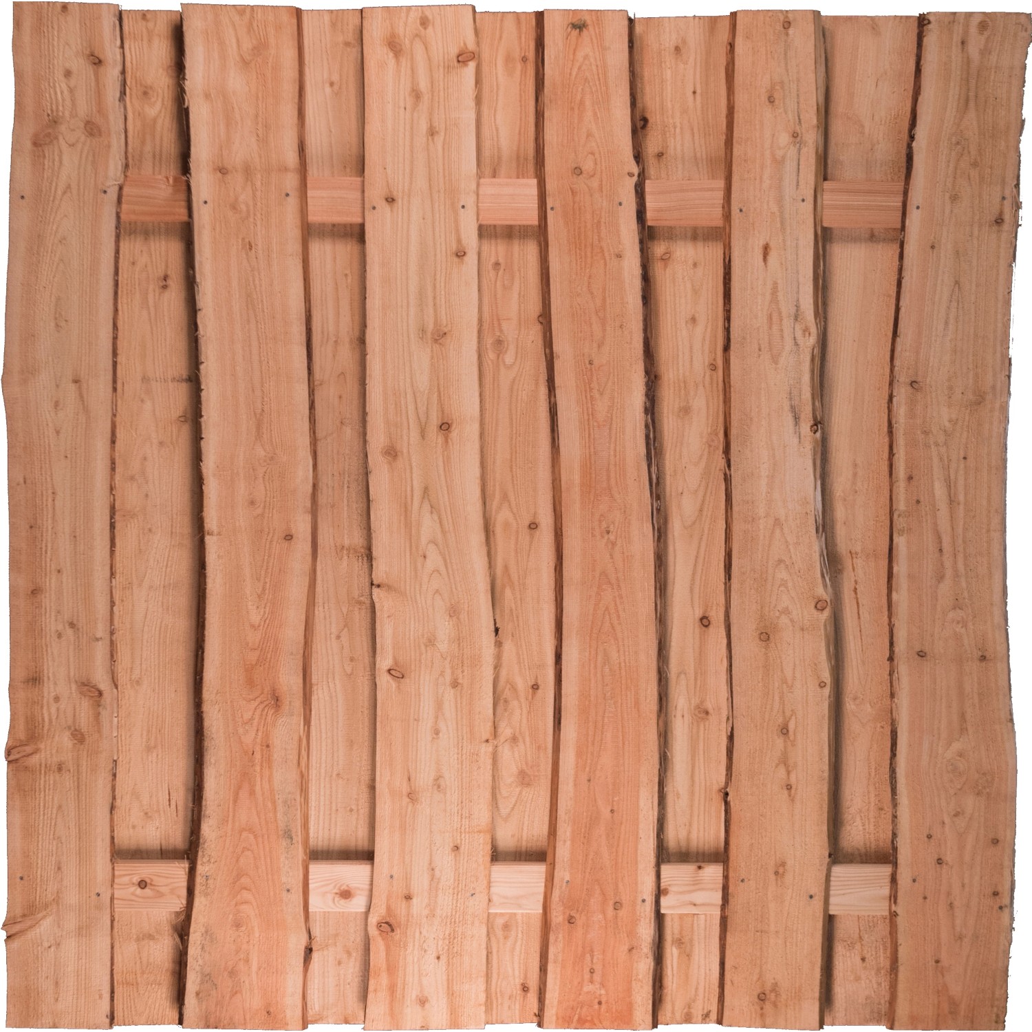 T & J Sichtschutzzaun Jütland Lärche natur 180  x 180 cm