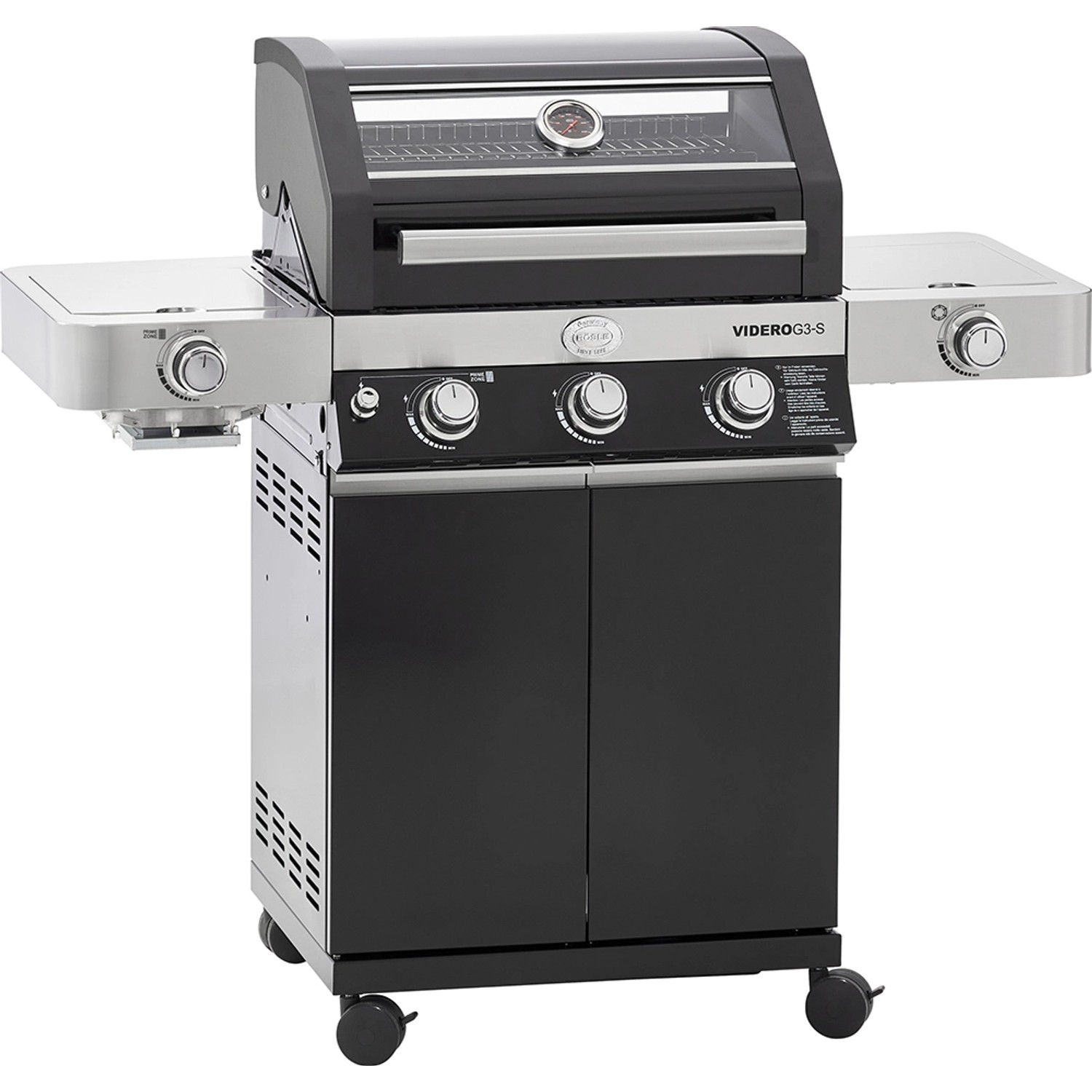 Rösle Gasgrill BBQ-Station Videro G3-S Vario+ 50mbar 3 Brenner und Seitenbrenner