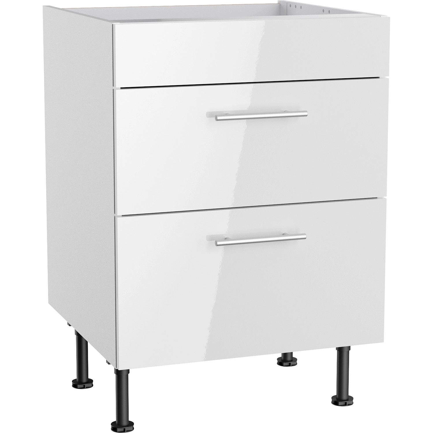 Optifit Unterschrank für Kochfeld Rurik986 60 cm x 87 cm x 58,4 cm Weiß