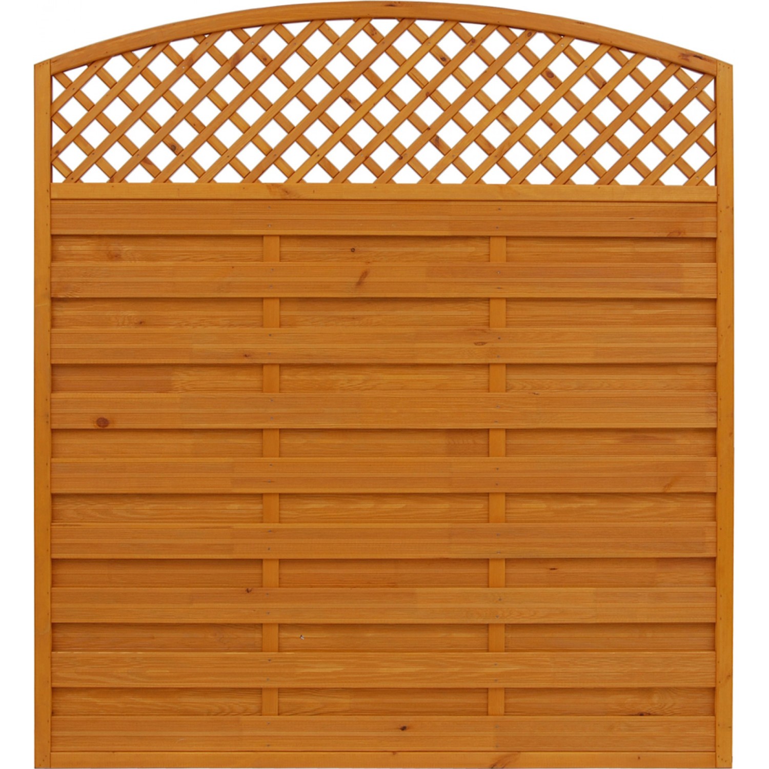 Sichtschutzzaun Element Bordeaux Pinienfarben 180/195 cm x 180 cm