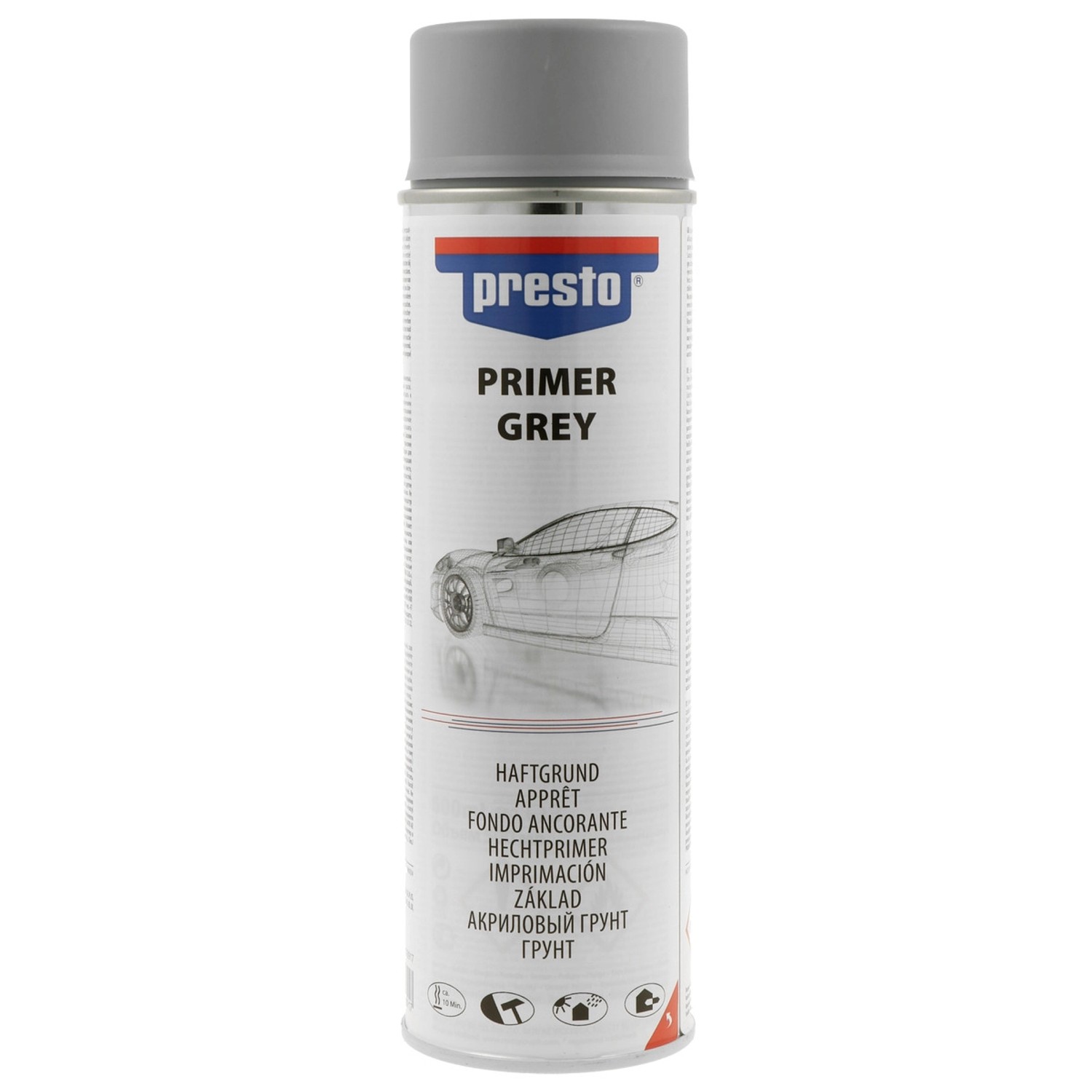 Presto Lackspray Haftgrund Grau 500 ml