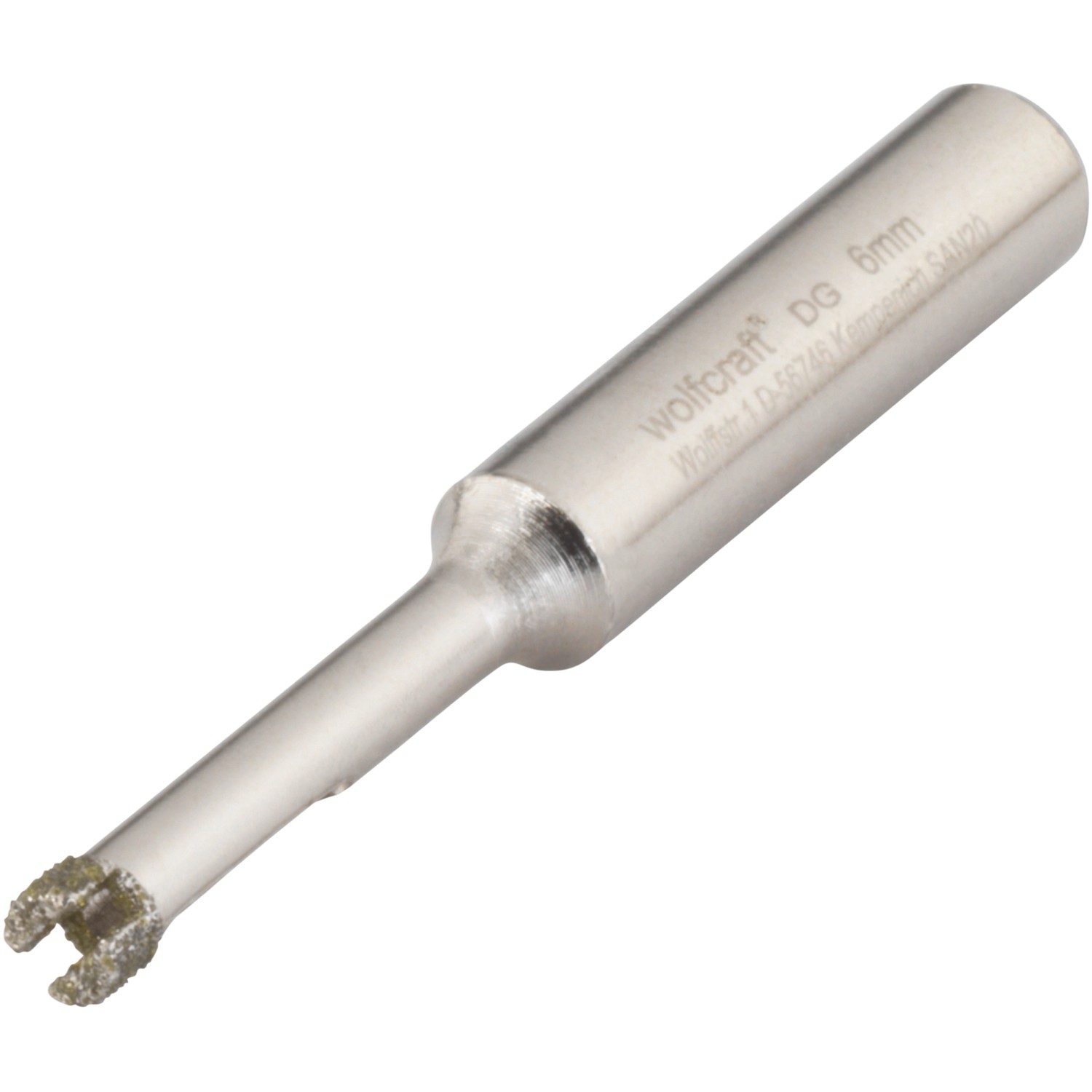 wolfcraft Diamant-Bohrer Ceramic für Akkuschrauber Ø 6 mm