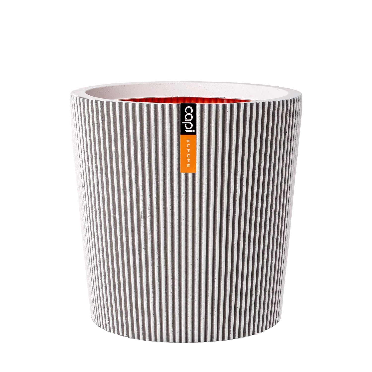 Capi Europe Blumentopf Konisch Groove NL Ø 36 cm x 34 cm Elfenbein