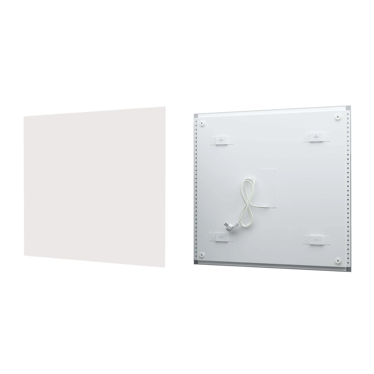 Fenix Infrarotheizung ECOSUN Glasheizung 300W 58,5 x 58,5 x 3,9cm Weiß