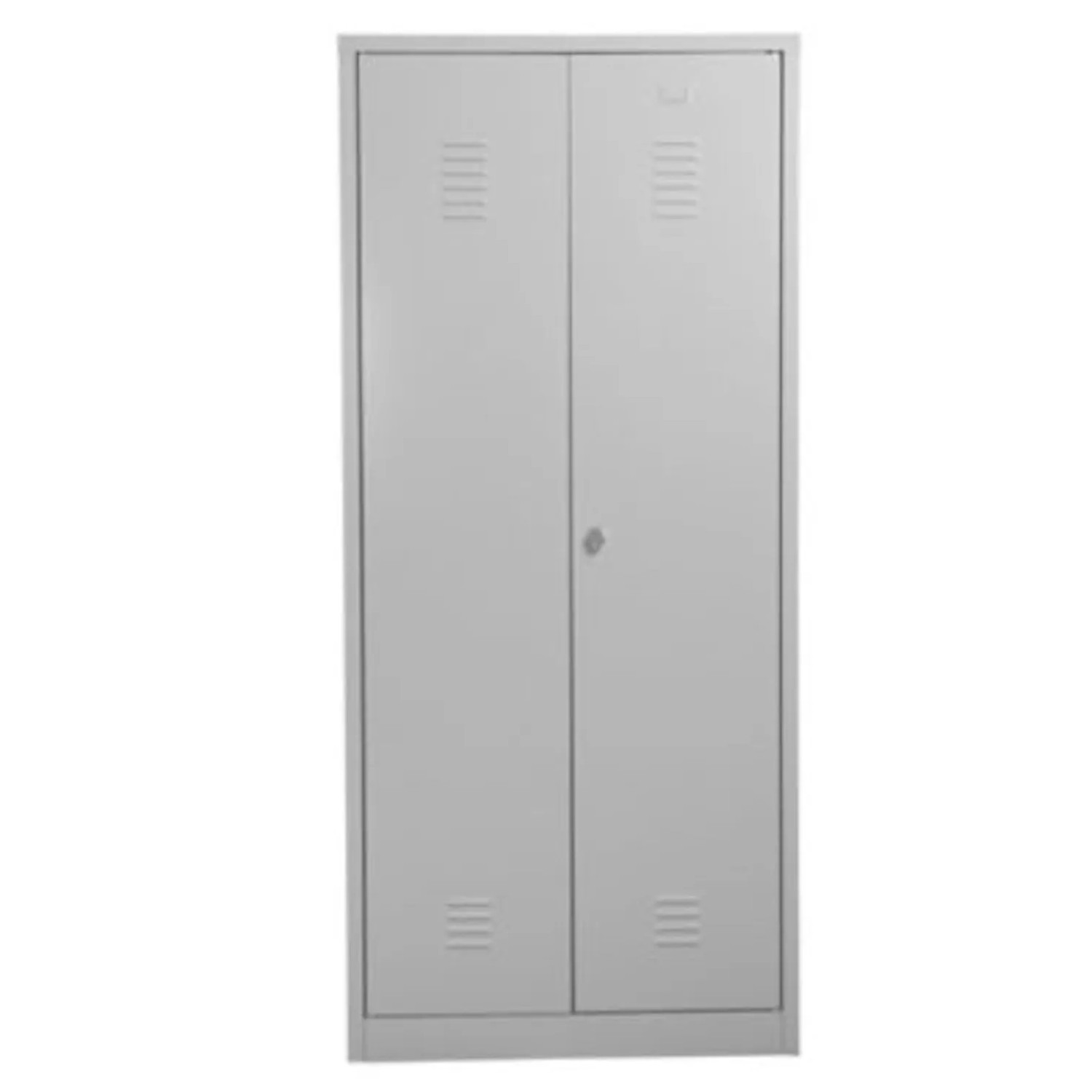 PROREGAL Metallspind Dolphin HxBxT 180 x 80 x 50 cm Vorhängeschloss Grau