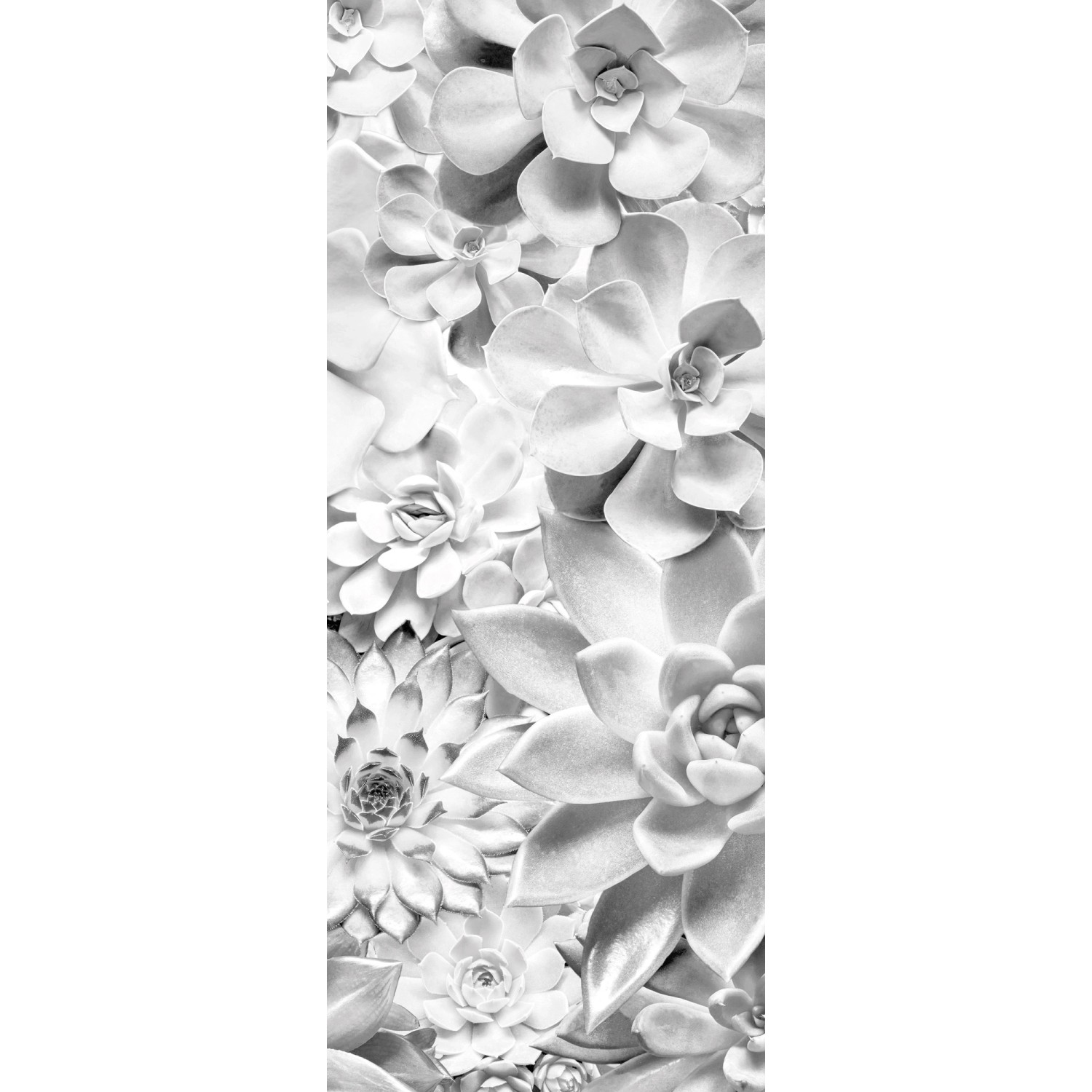 Komar Fototapete Vlies Shades Black and White Panel 100 x 250 cm 100 x 250 cm