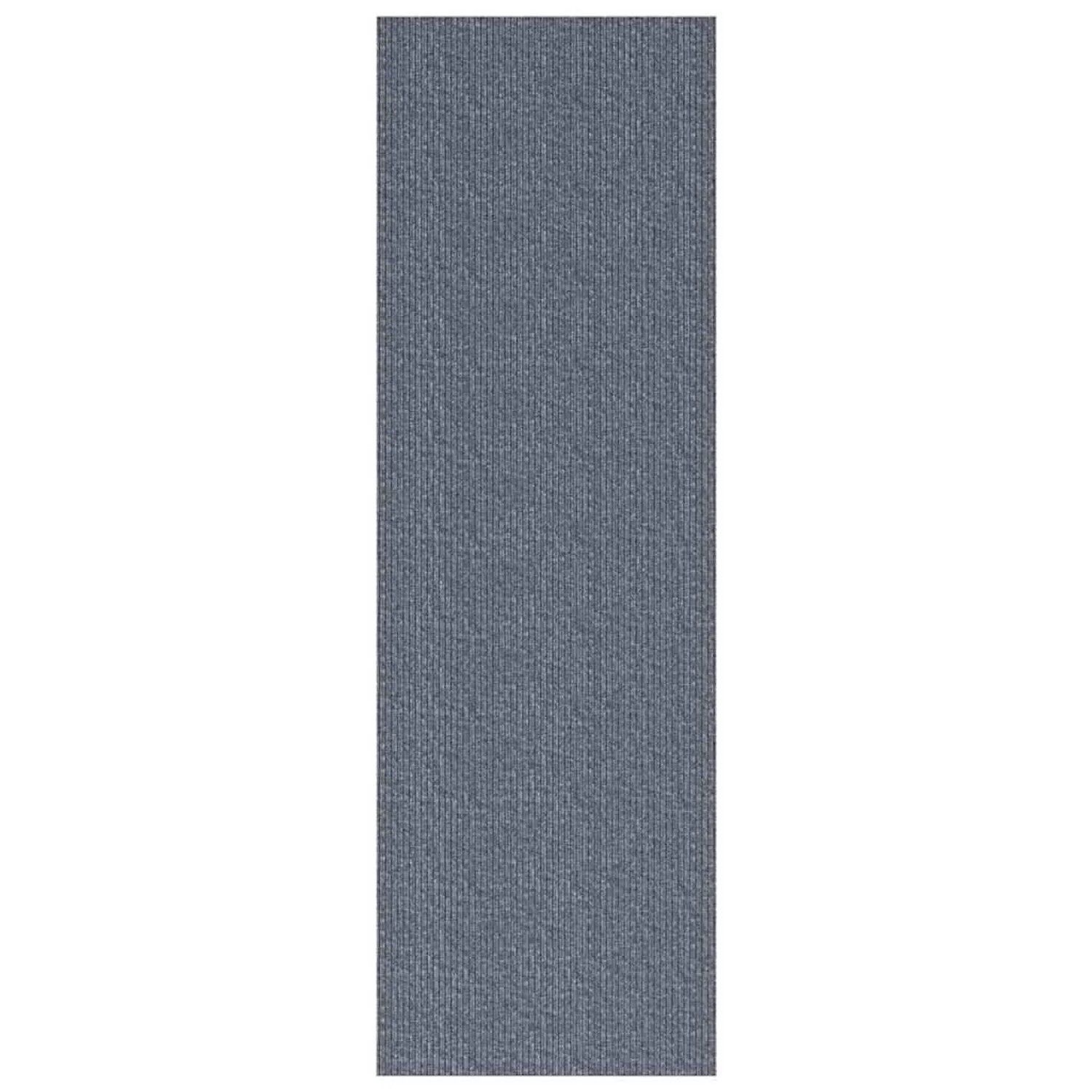 vidaXL Teppichläufer Hellgrau 100 x 300 cm Stoff 42011437