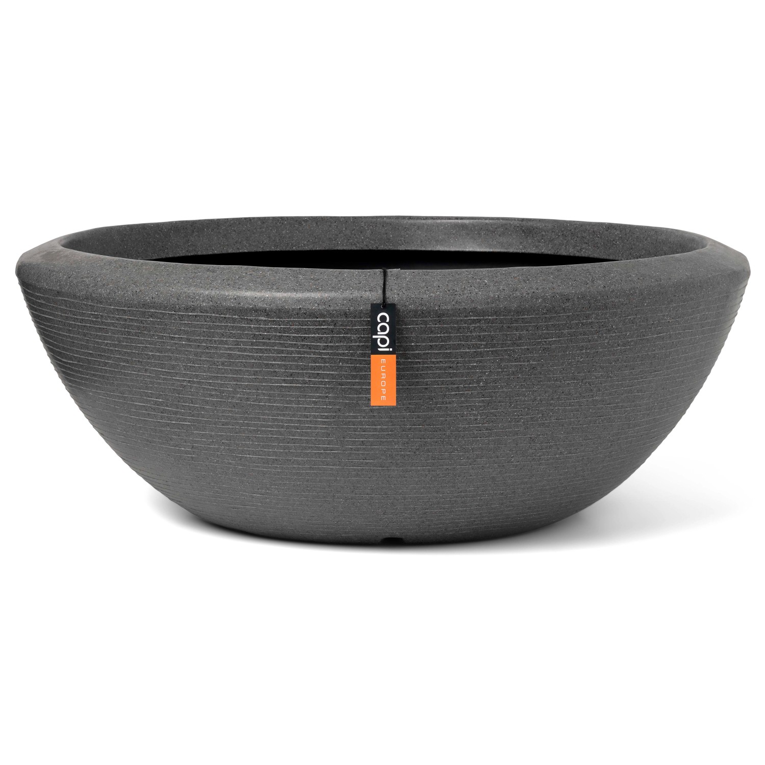 Capi Pflanzschale Niedrig Granite Ø 61 cm x 25 cm Anthrazit