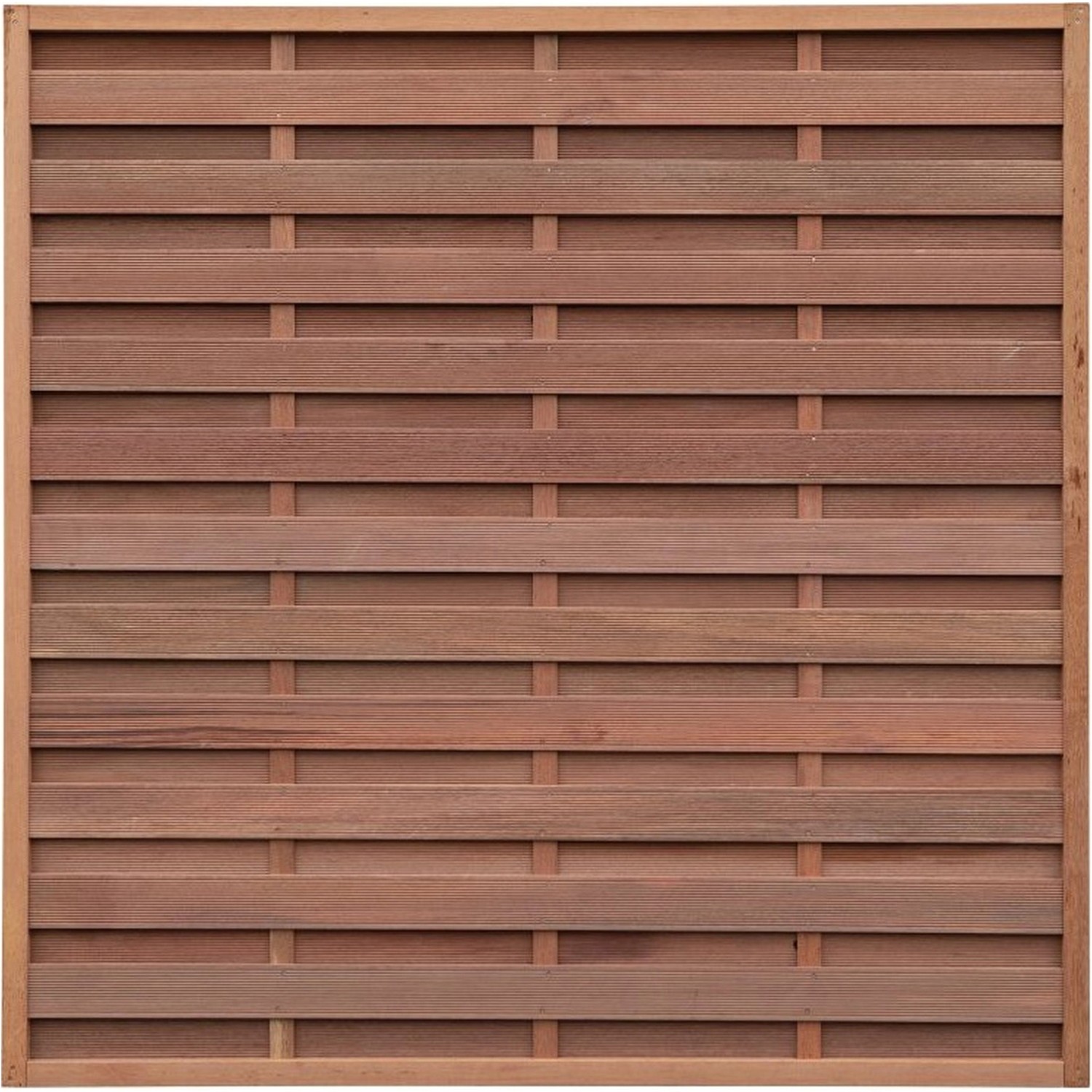 T & J Sichtschutzzaun Fortis Keruing 180 x 180 cm