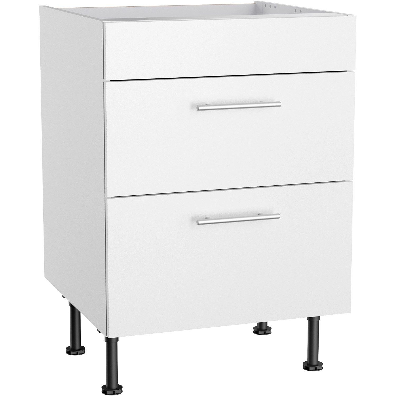 Optifit Unterschrank für Kochfeld Bengt932 60 cm x 87 cm x 58,4 cm Weiß