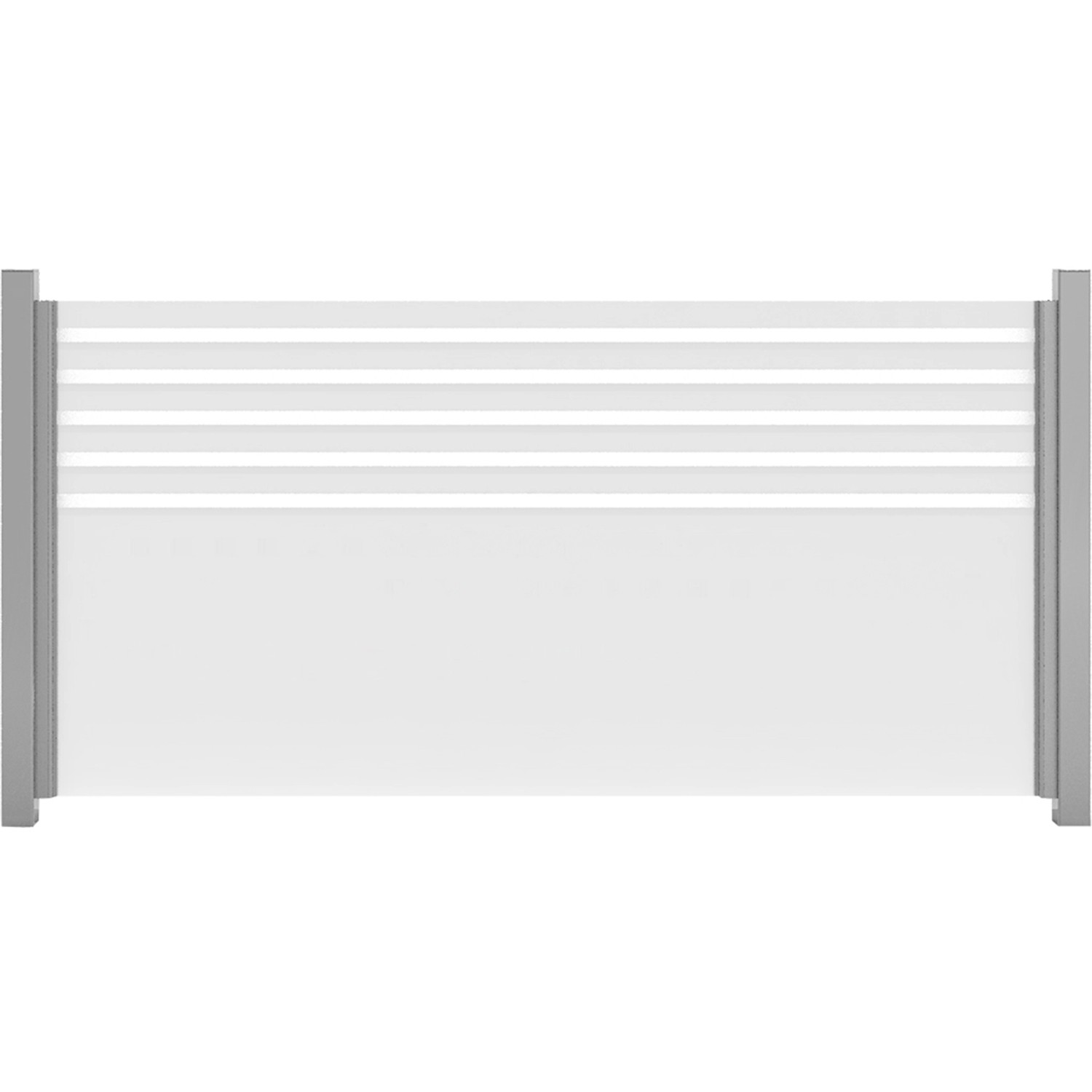 Groja Sichtschutzzaun Ambiente Waagerecht 180 cm x 90 cm x 0,8 cm Streifen