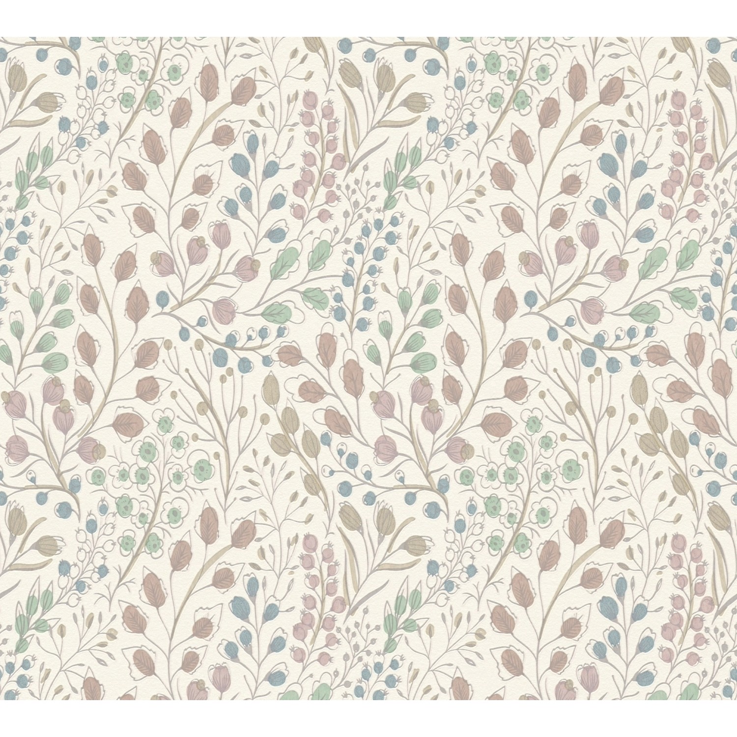 A.S. Création Vliestapete Blumen Weiß Rosa