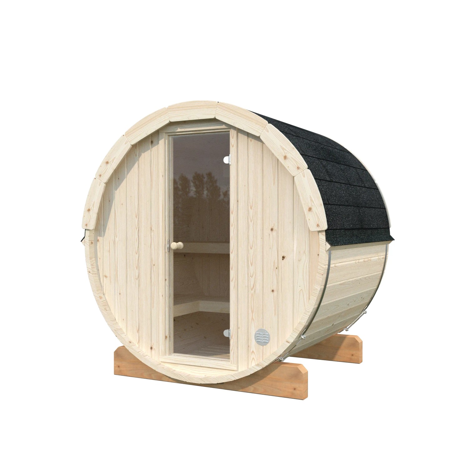 Palmako Sauna Anita Naturbelassen 200 cm x 160 cm
