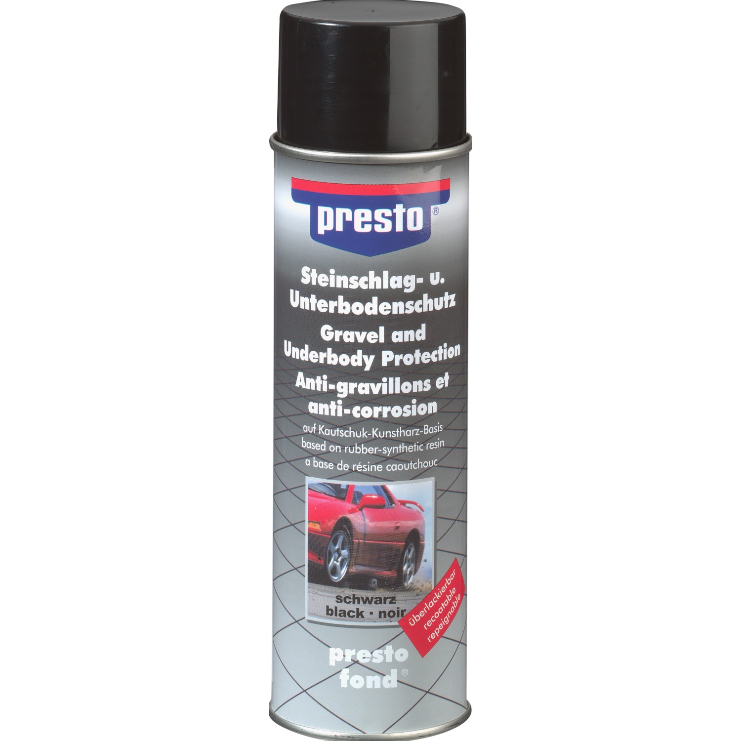 Presto Steinschlag-Unterbodenschutz-Spray Schwarz 500 ml