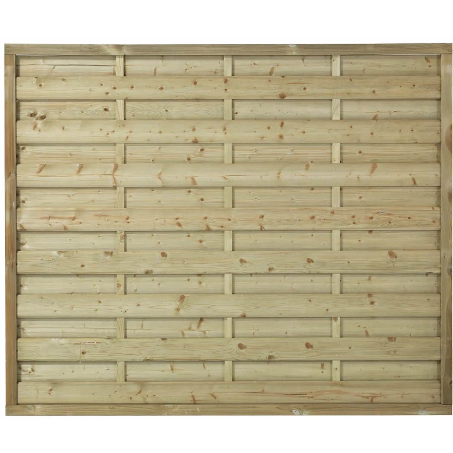 Plus Holz Sichtschutzzaun Bergen Nadelholz druckimprägniert 180 cm x 150 cm