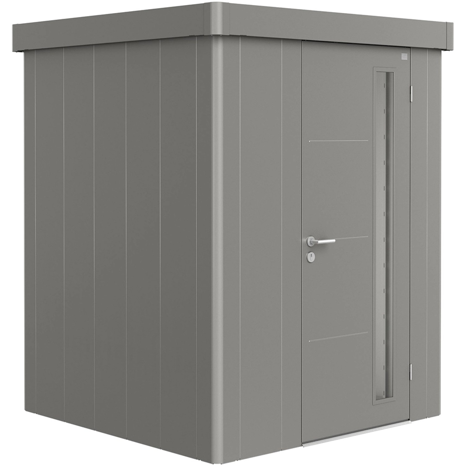 Biohort Metall-Gerätehaus Quarzgrau 2,76 m²