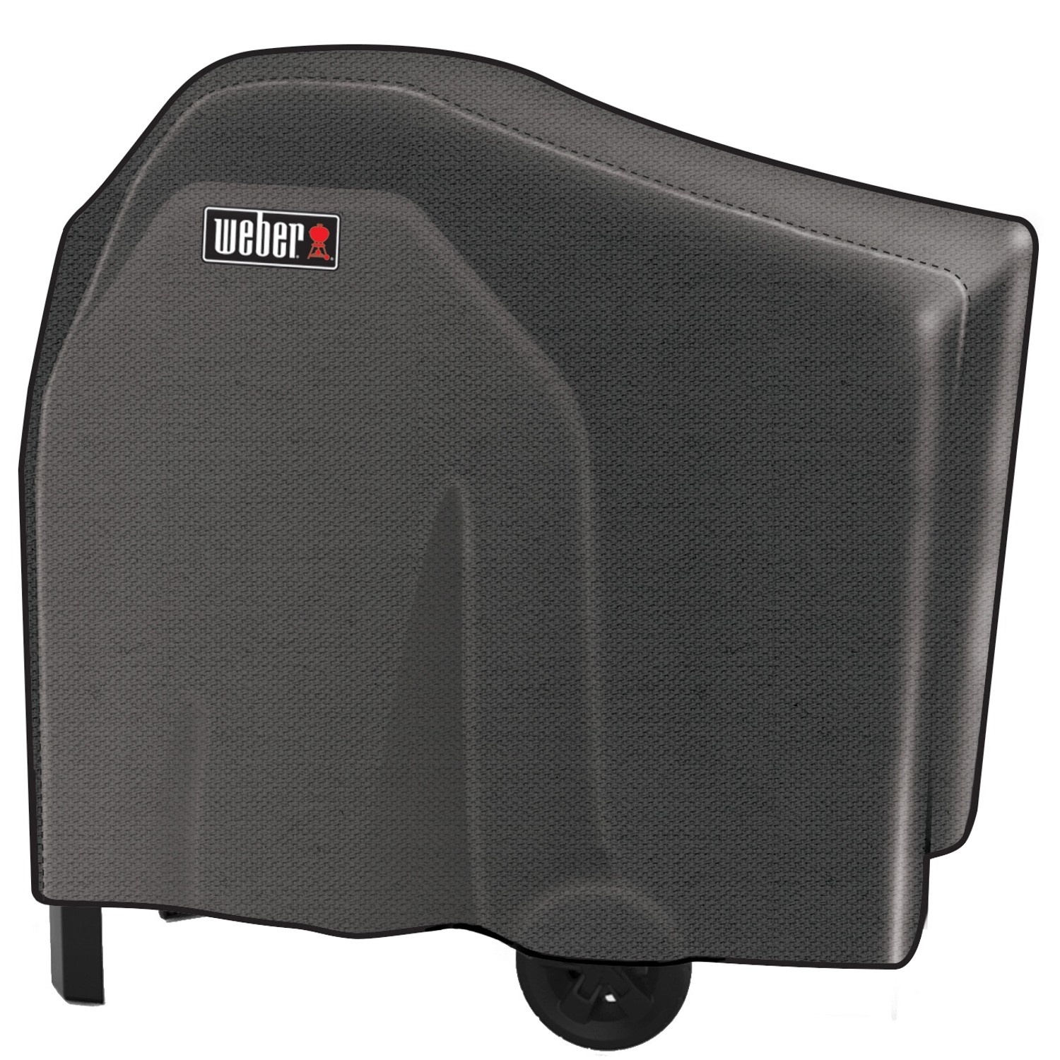Weber Premium Abdeckhaube f. Weber Pulse 2000 m. Rollwagen Schwarz