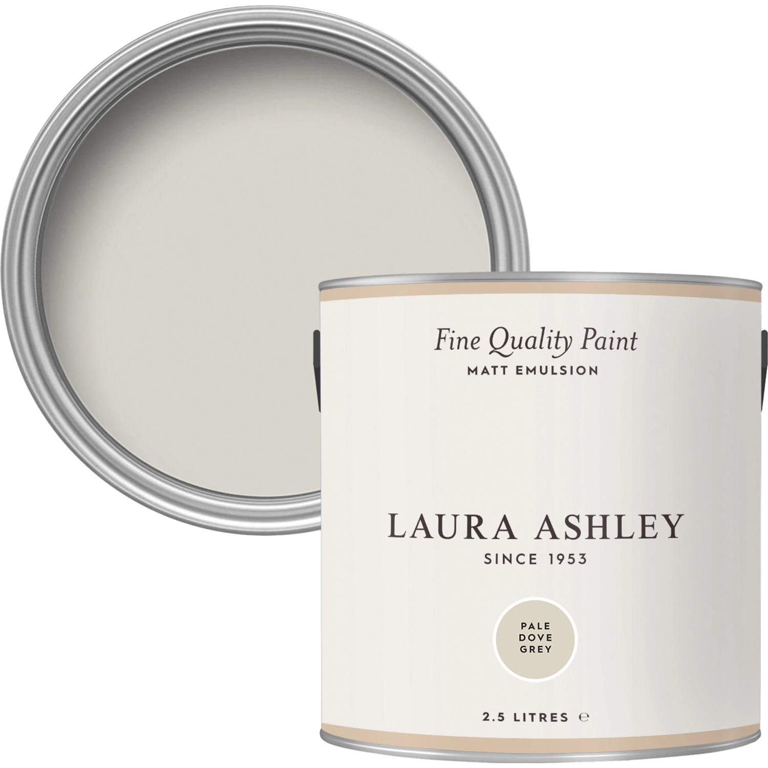 Laura Ashley Wandfarbe Pale Dove Grey Beige 2,5 l