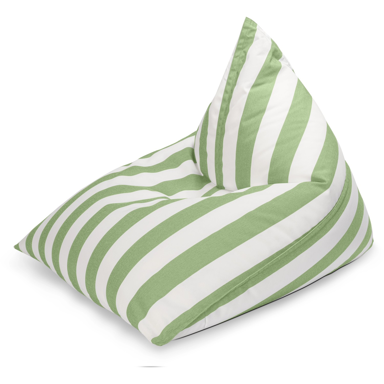 Sitting Point Sitzsack Calypso Santorin 300 l Grün Streifen-Muster