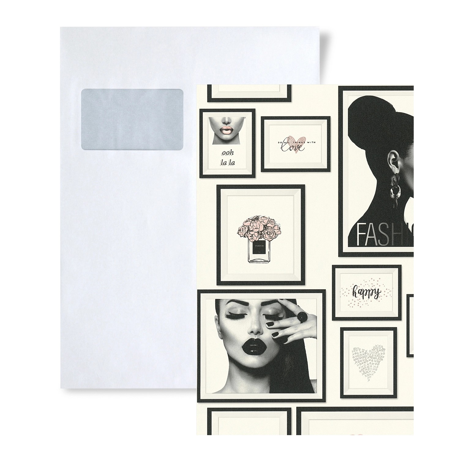 PROFHOME 1 MUSTERSTÜCK S-369181-GU DIN A4 MUSTER der Collage Tapete